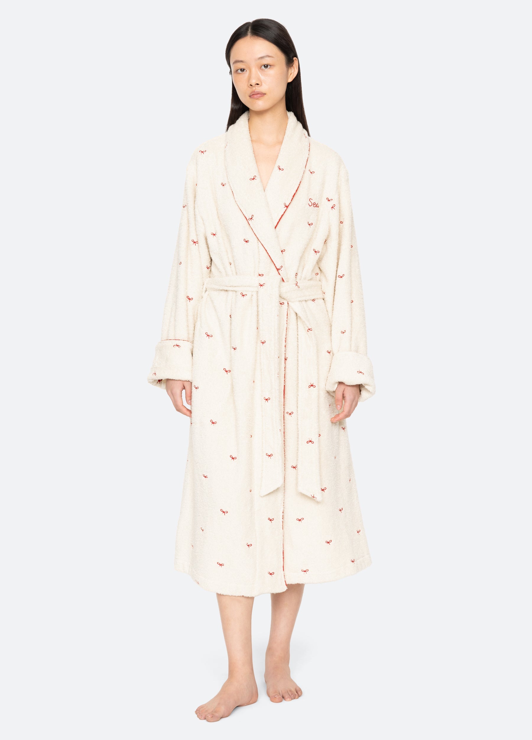 Sea New York Esmee Robe - Cream