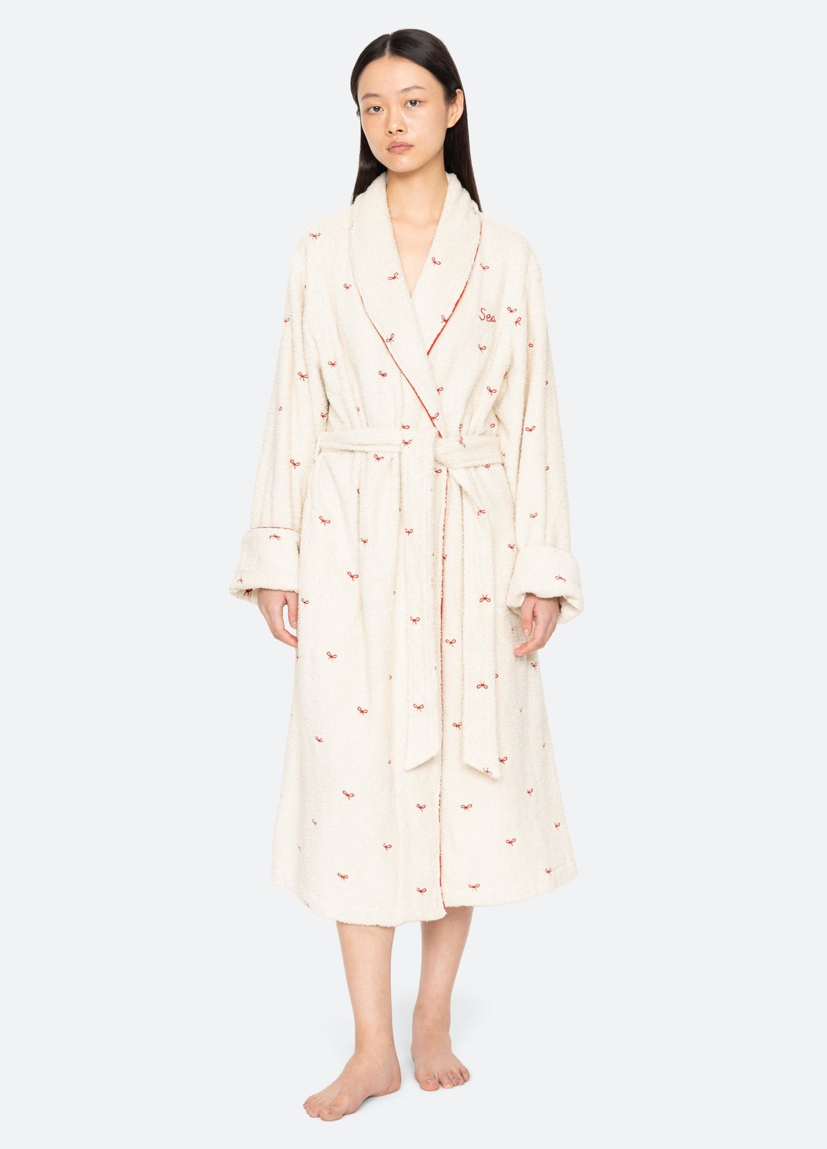 Sea New York Esmee Robe - Cream