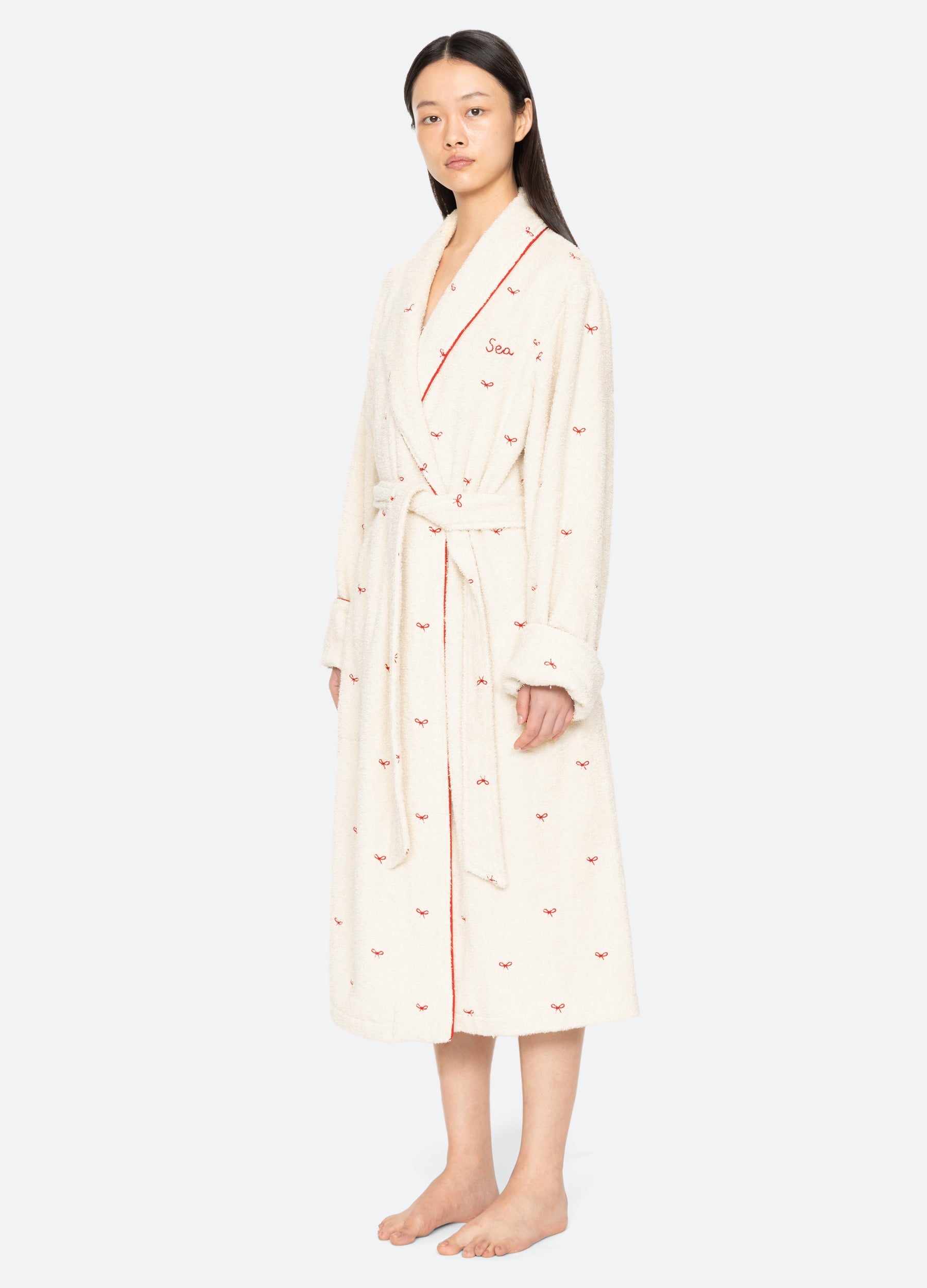 Sea New York Esmee Robe - Cream