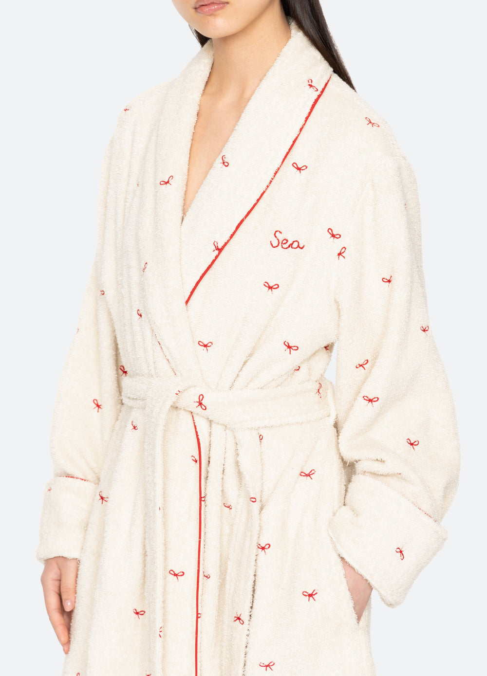 Sea New York Esmee Robe - Cream