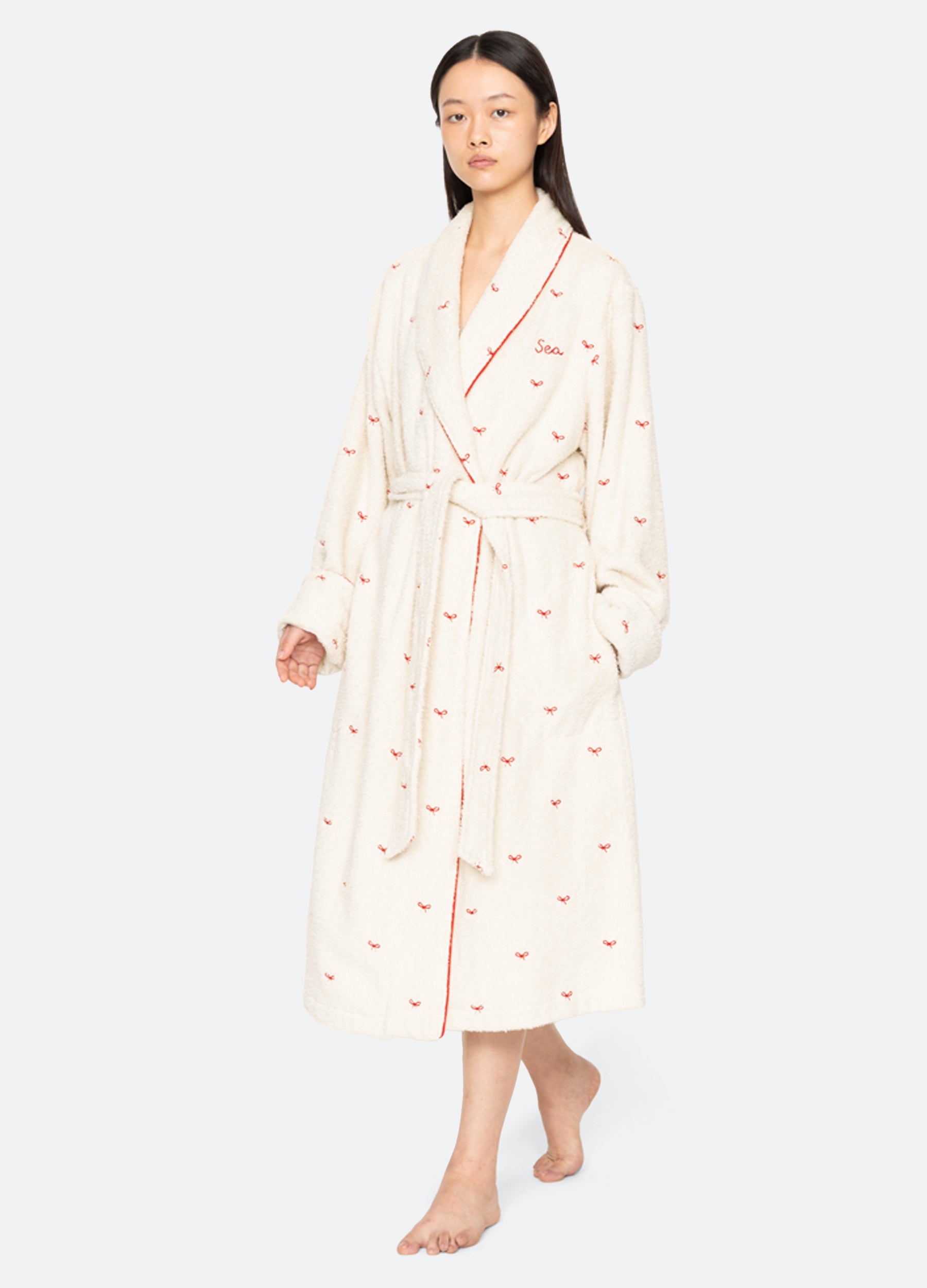 Sea New York Esmee Robe - Cream