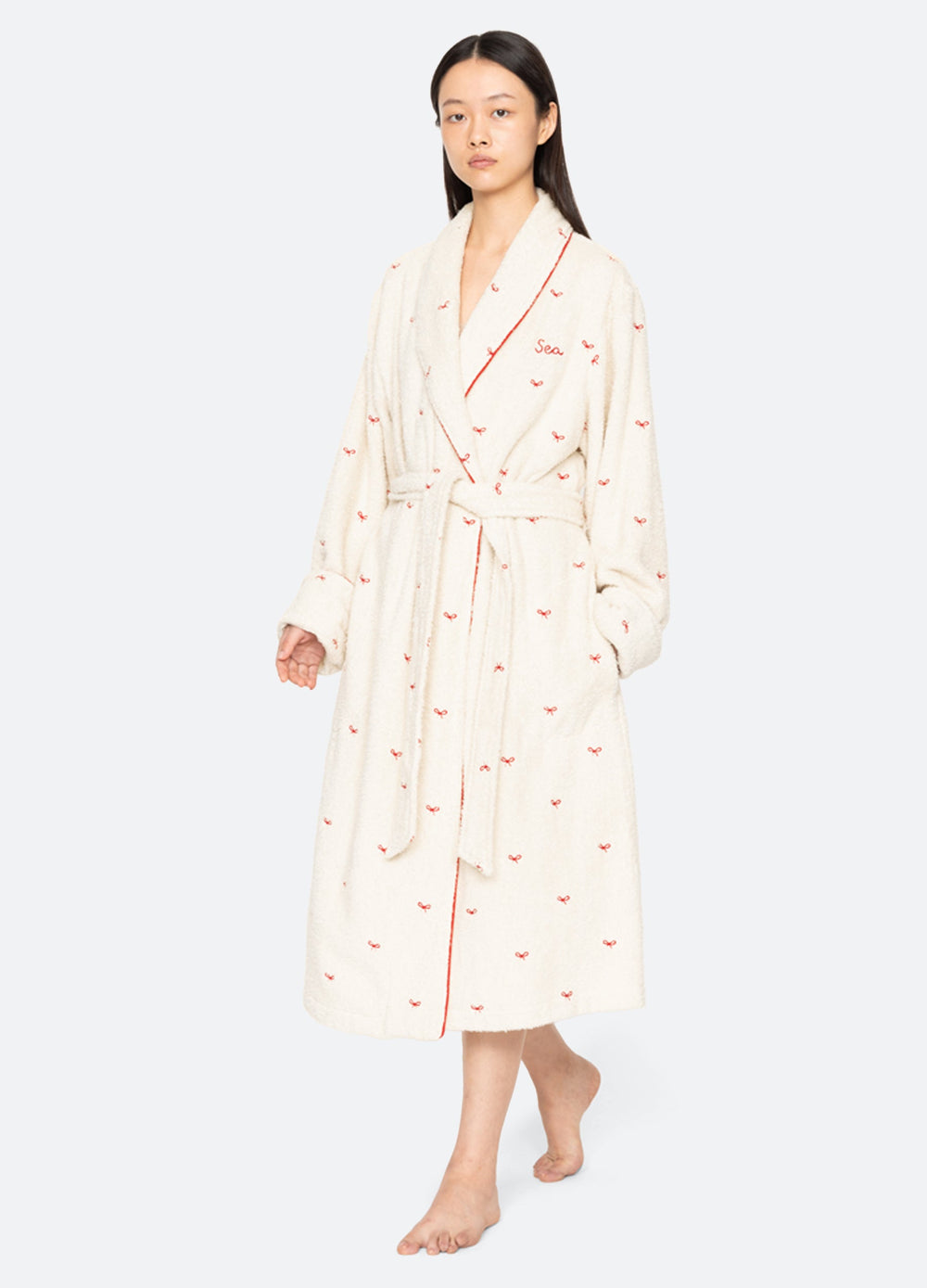 Sea New York Esmee Robe - Cream