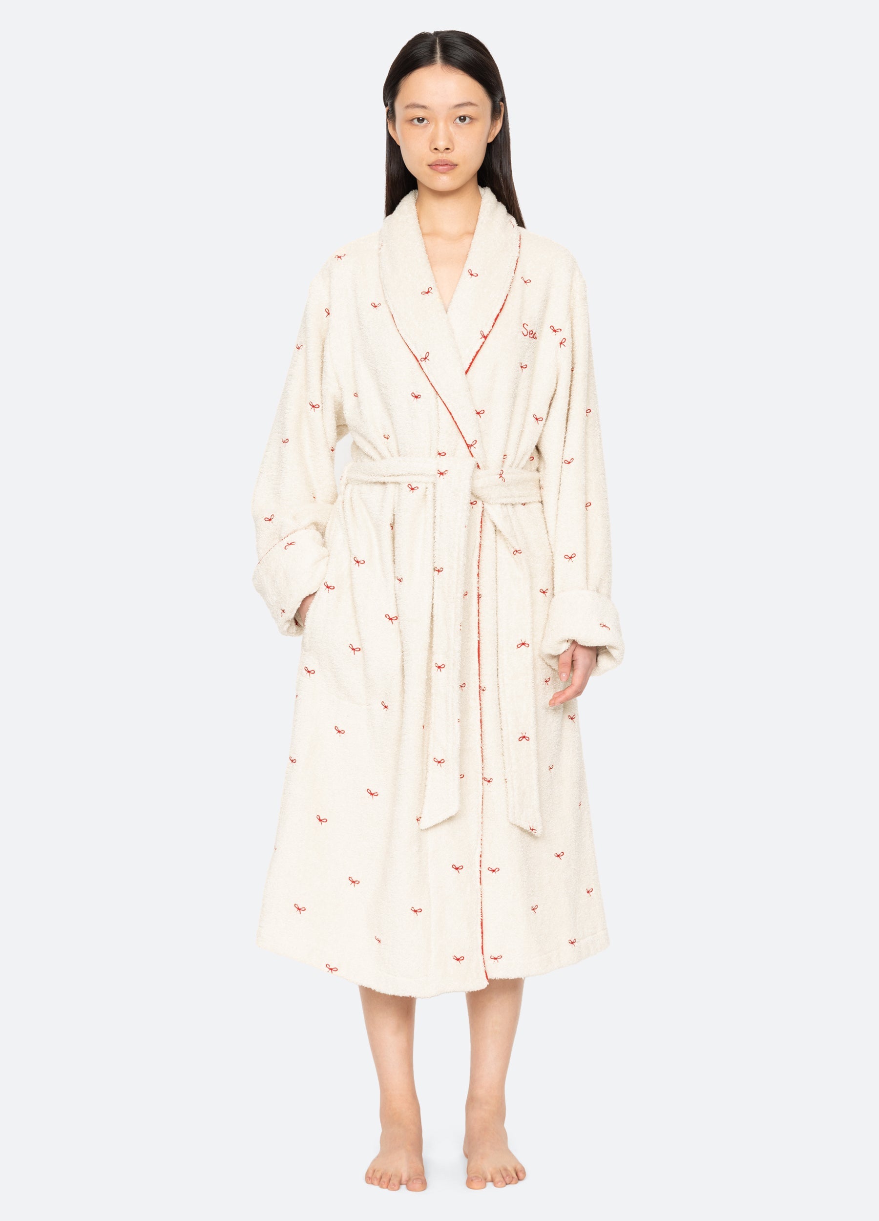 Sea New York Esmee Robe - Cream