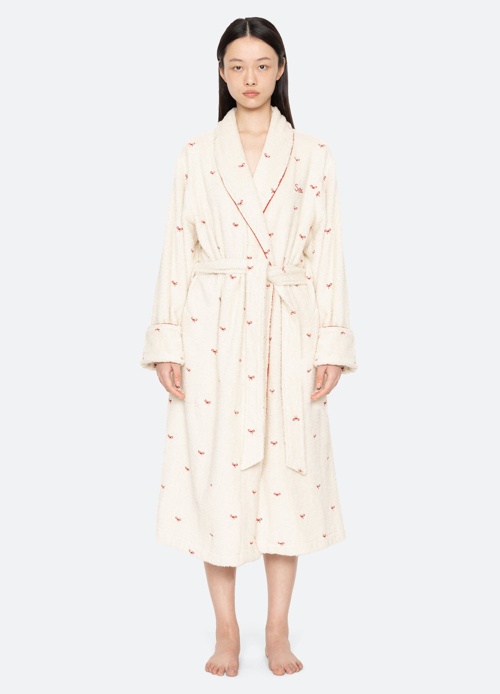Sea New York Esmee Robe - Cream