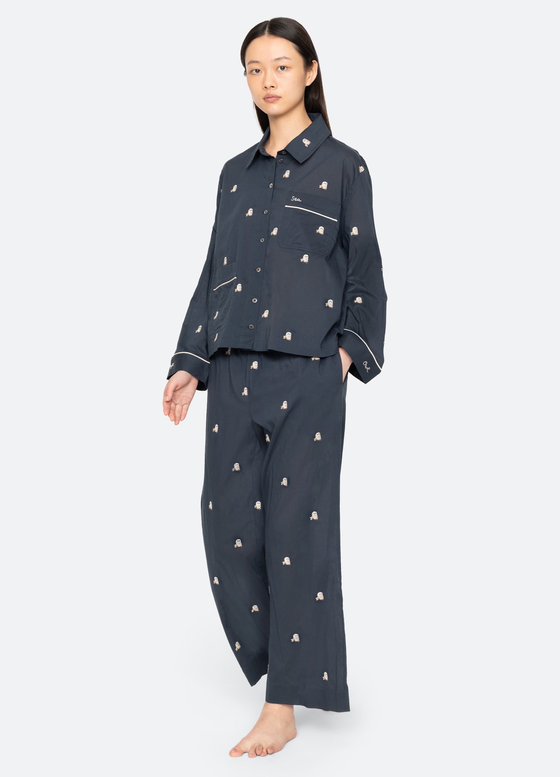 Sea New York Noella PJ Set - Navy