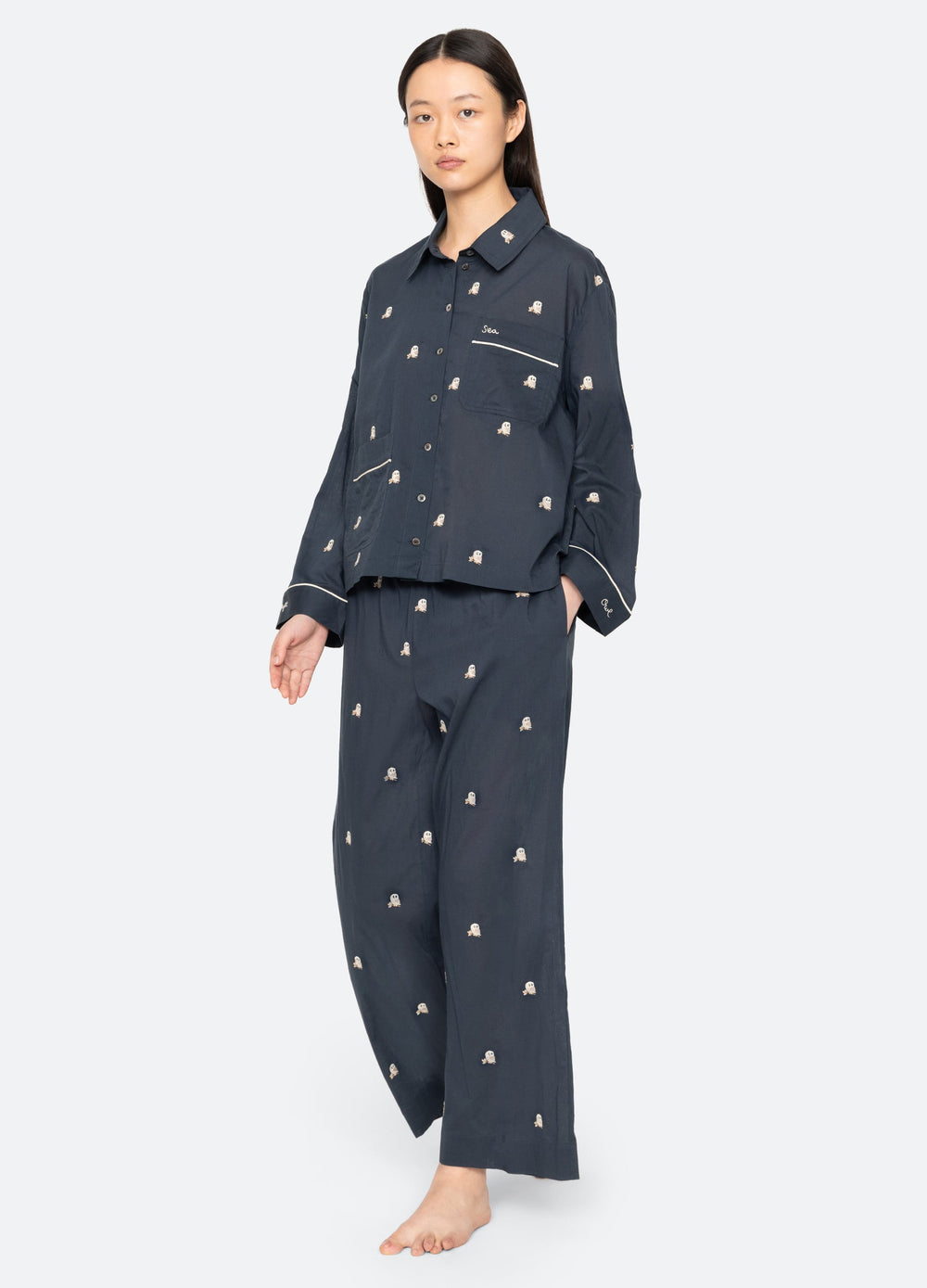 Sea New York Noella PJ Set - Navy