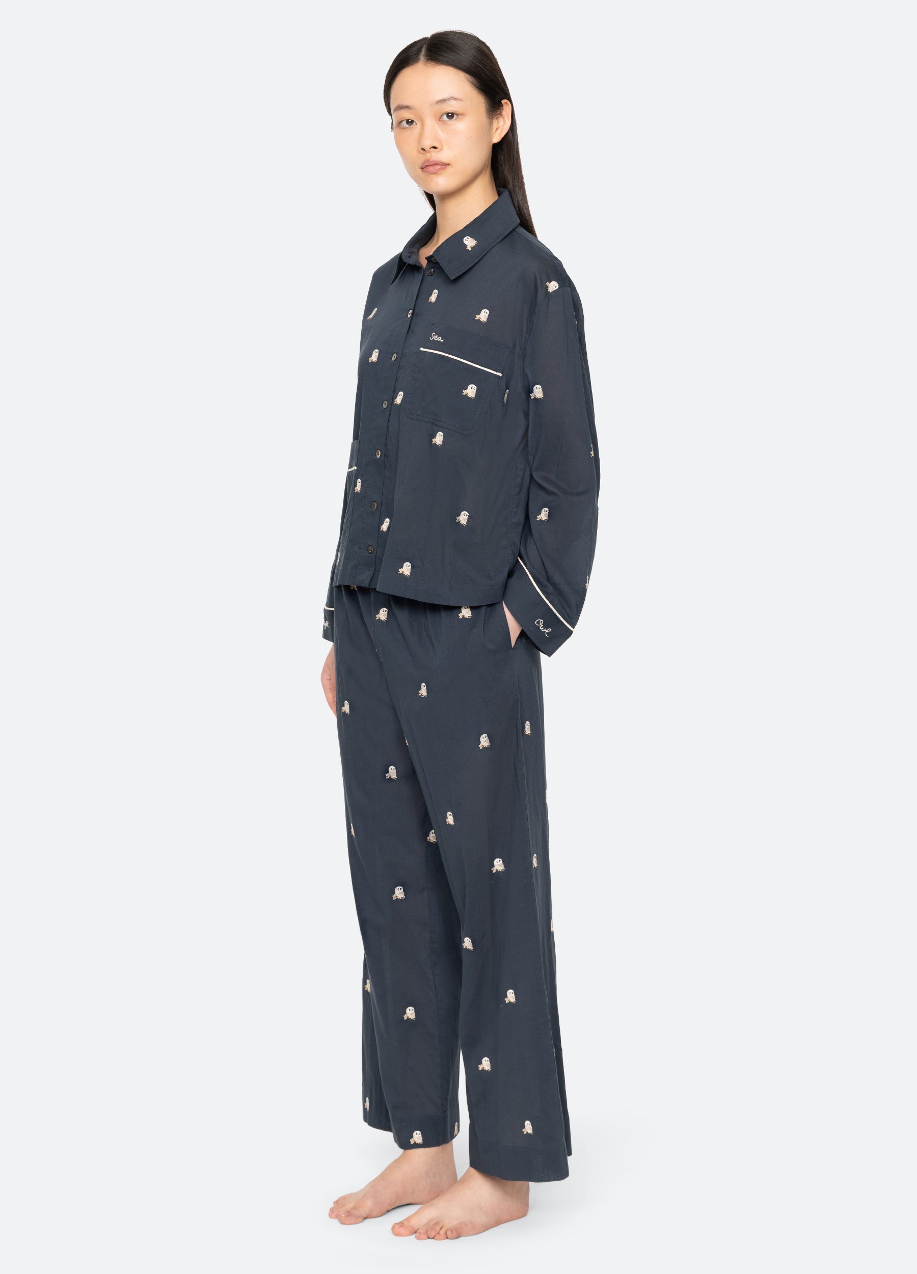 Sea New York Noella PJ Set - Navy
