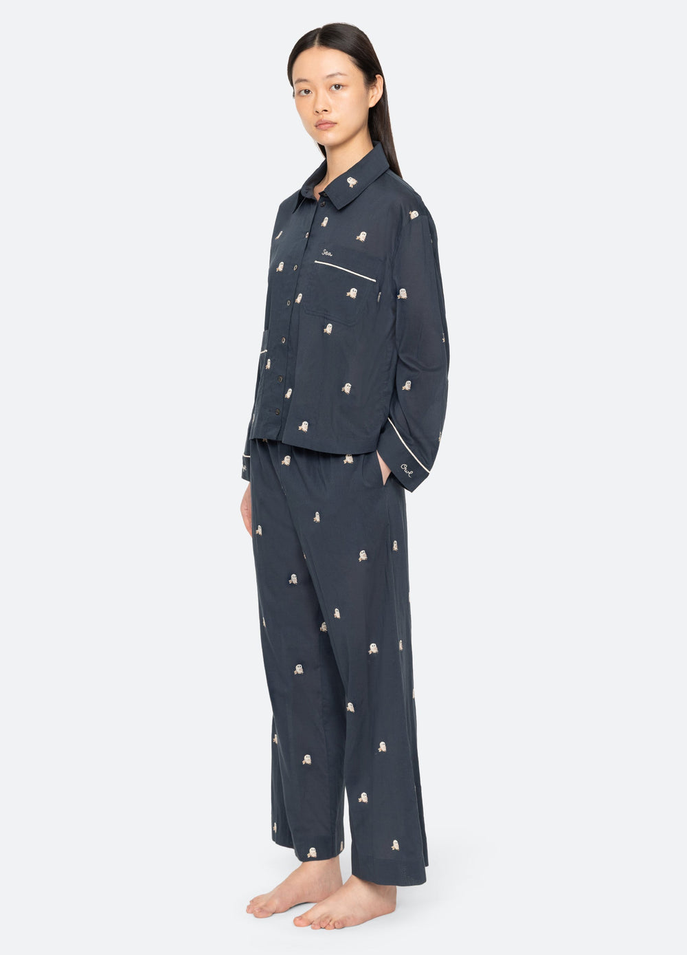 Sea New York Noella PJ Set - Navy