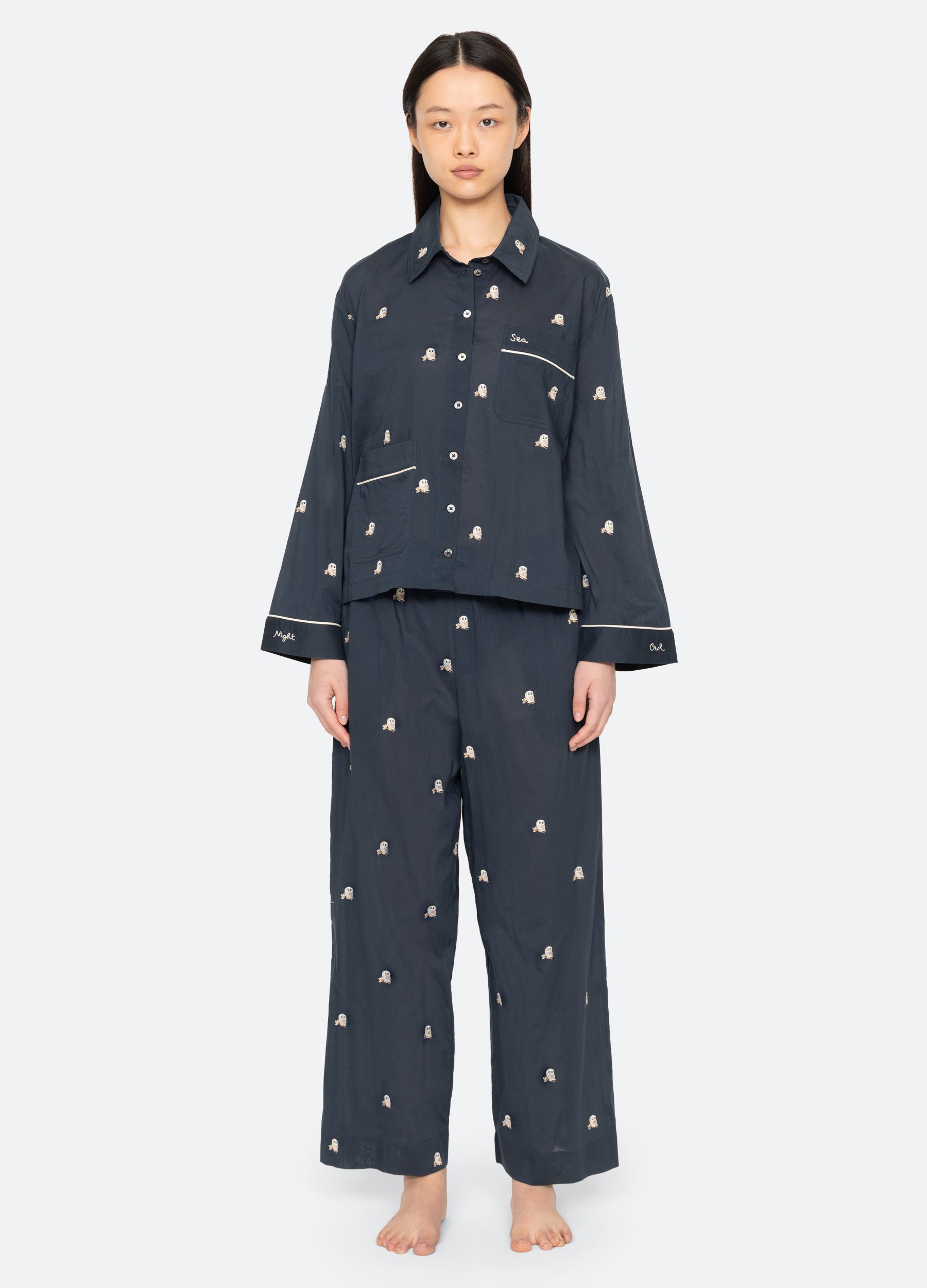 Sea New York Noella PJ Set - Navy