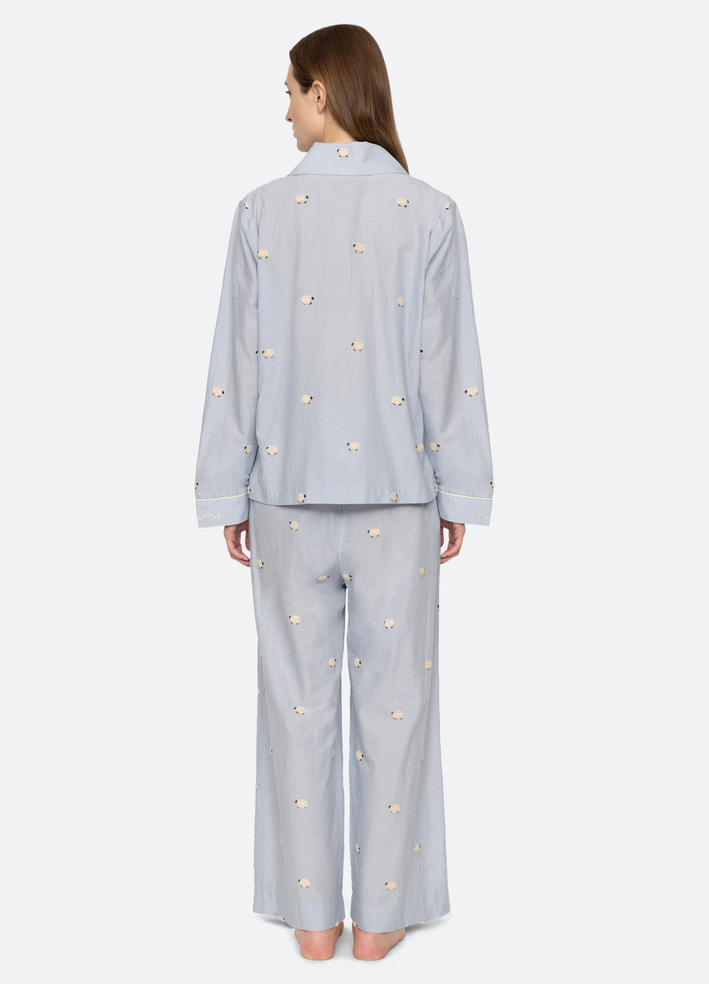 Sea New York Sheep PJ Set - Sky