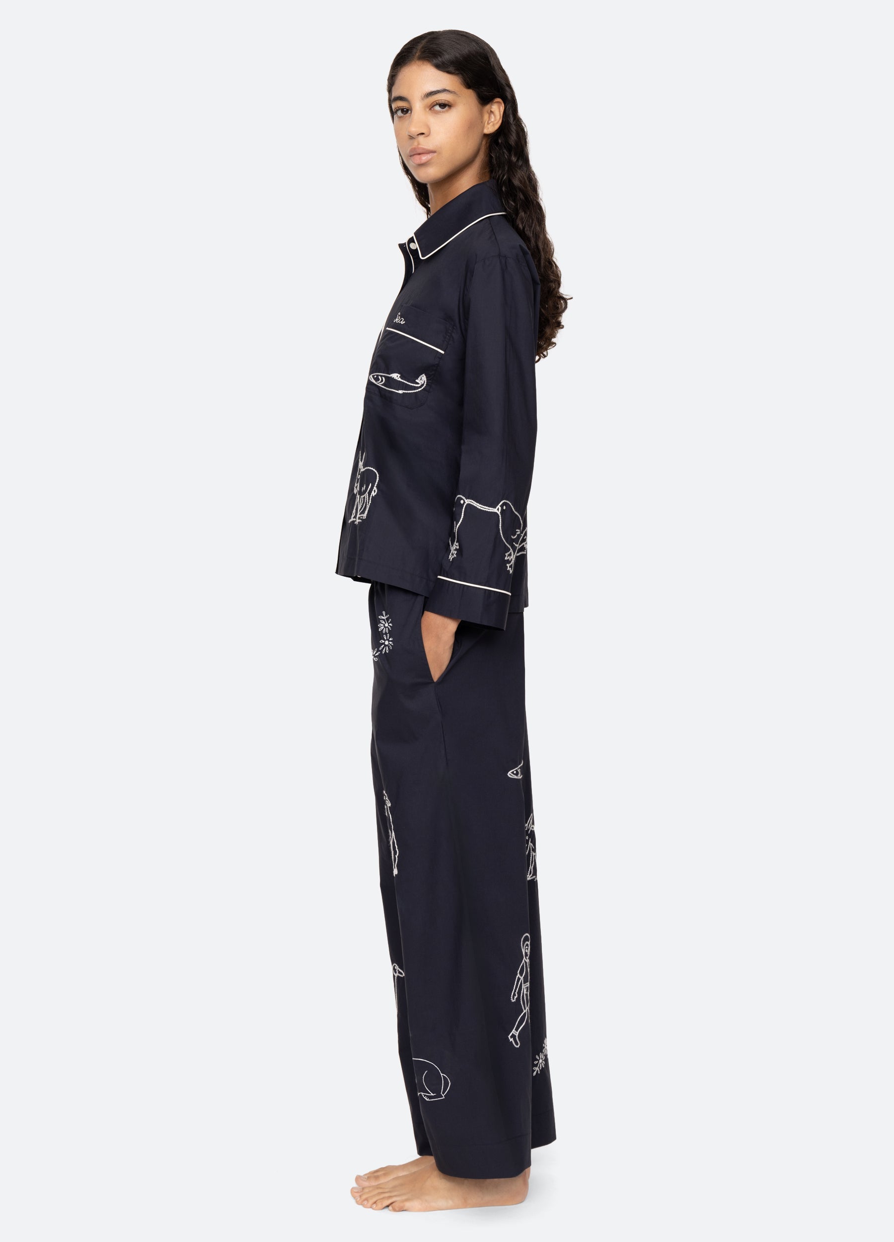 Sea New York Demi PJ Set - Navy