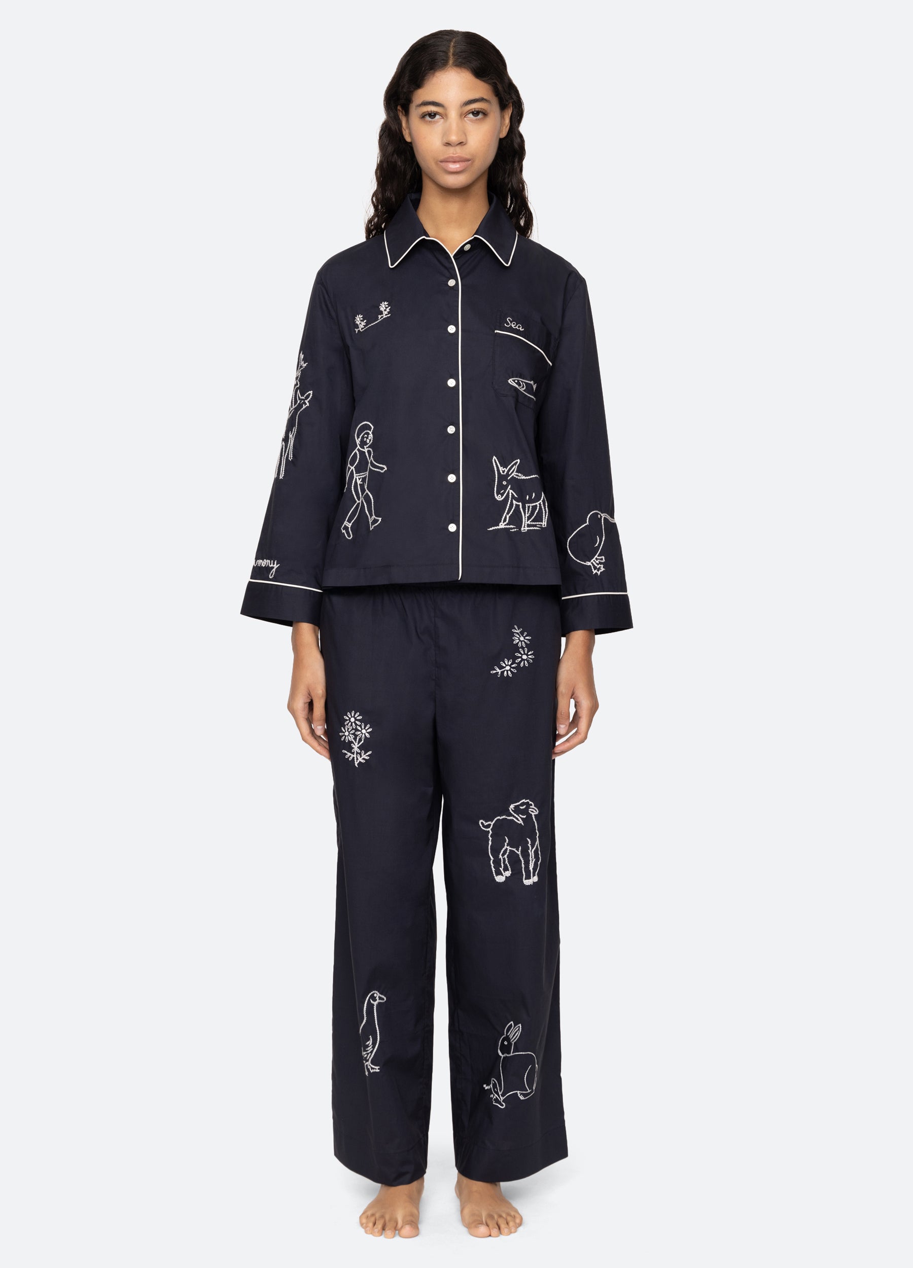 Sea New York Demi PJ Set - Navy