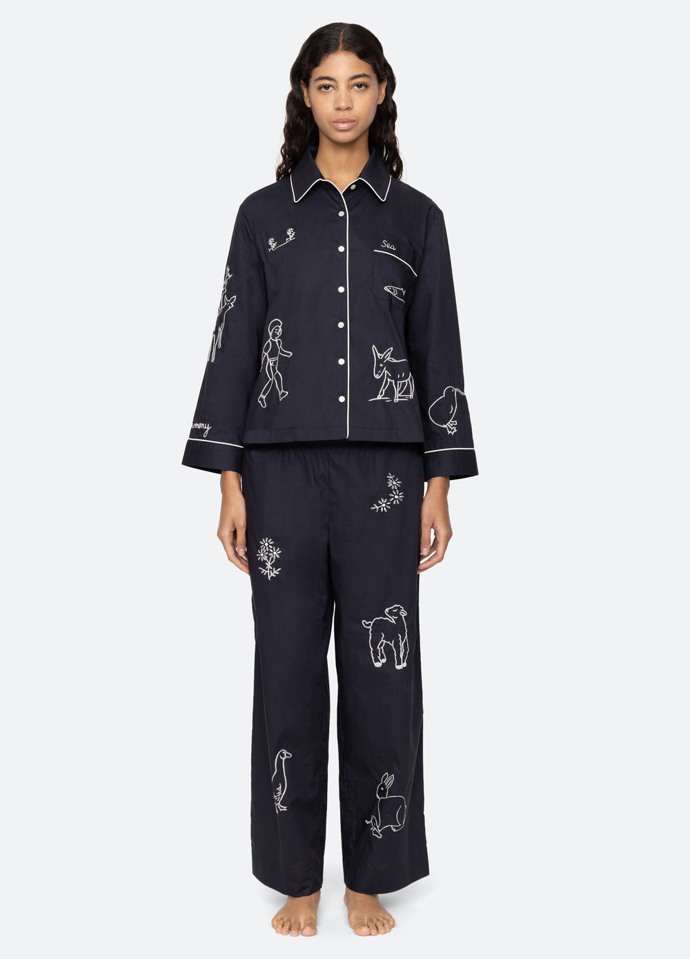 Sea New York Demi PJ Set - Navy