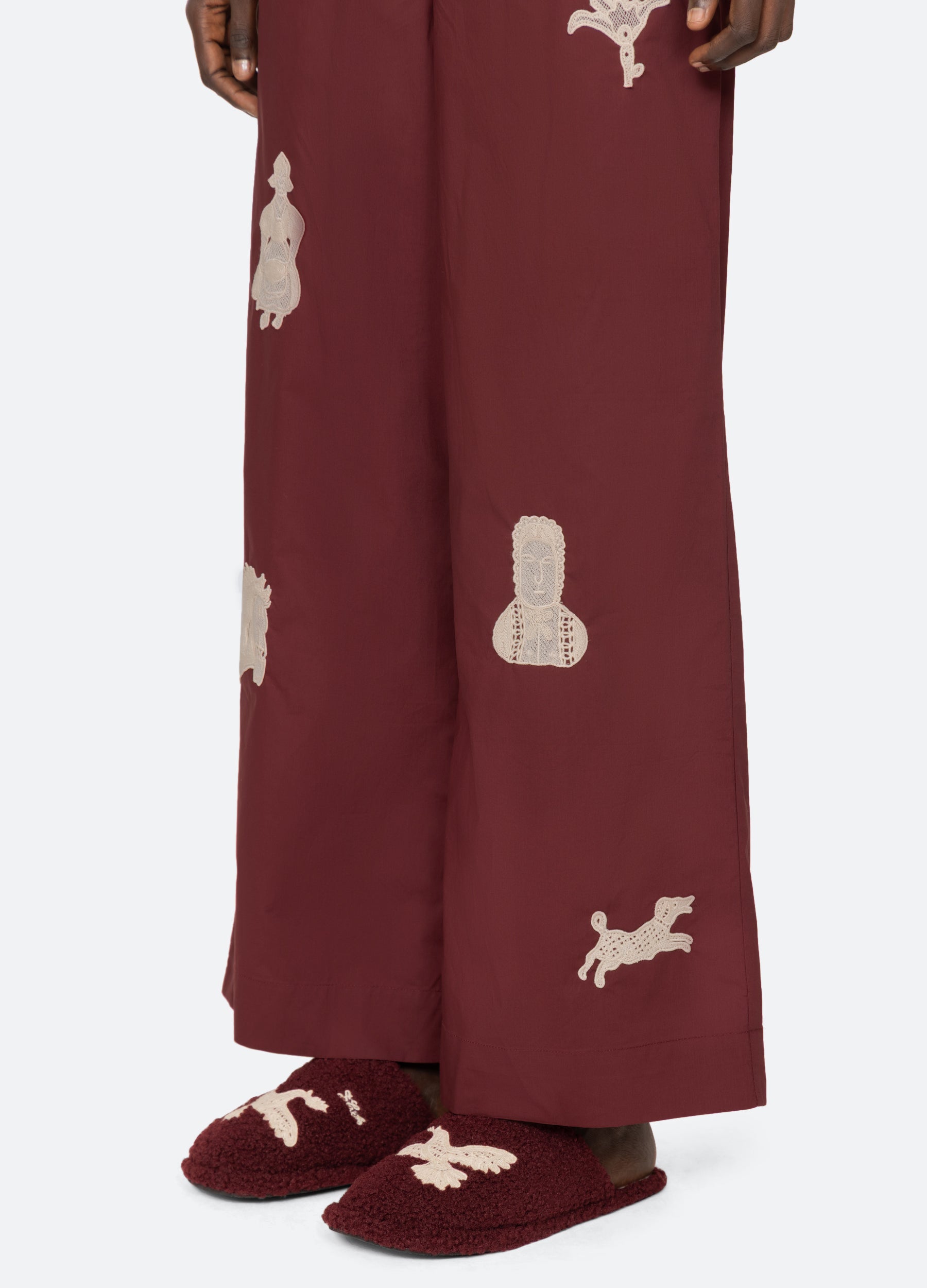 Sea New York Mika PJ Set - Burgundy