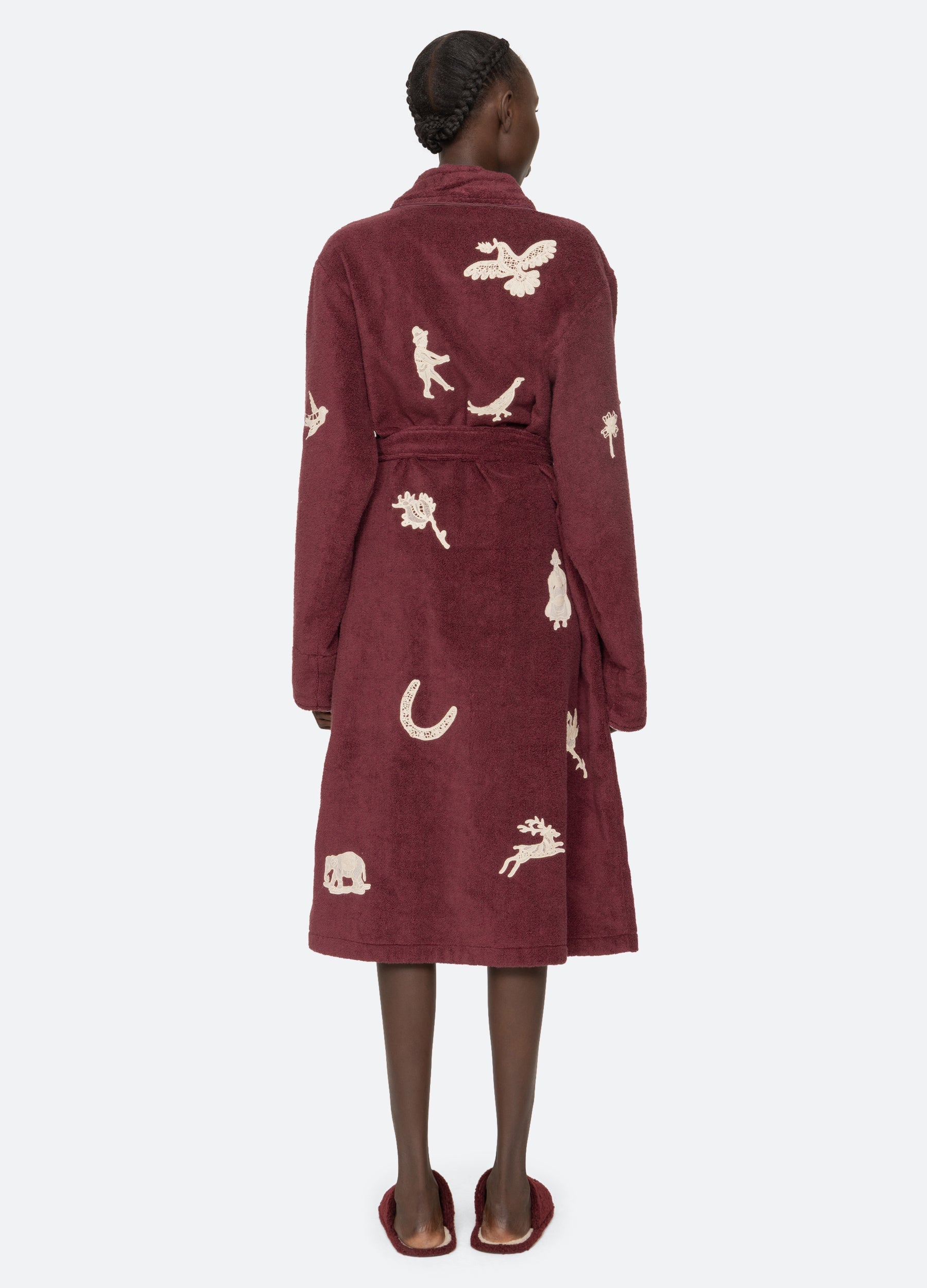 Sea New York Mika Robe - Burgundy