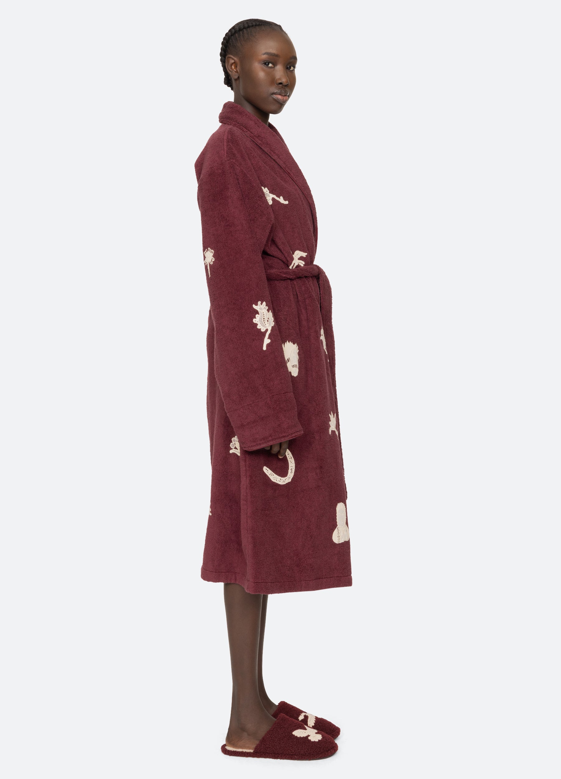 Sea New York Mika Robe - Burgundy