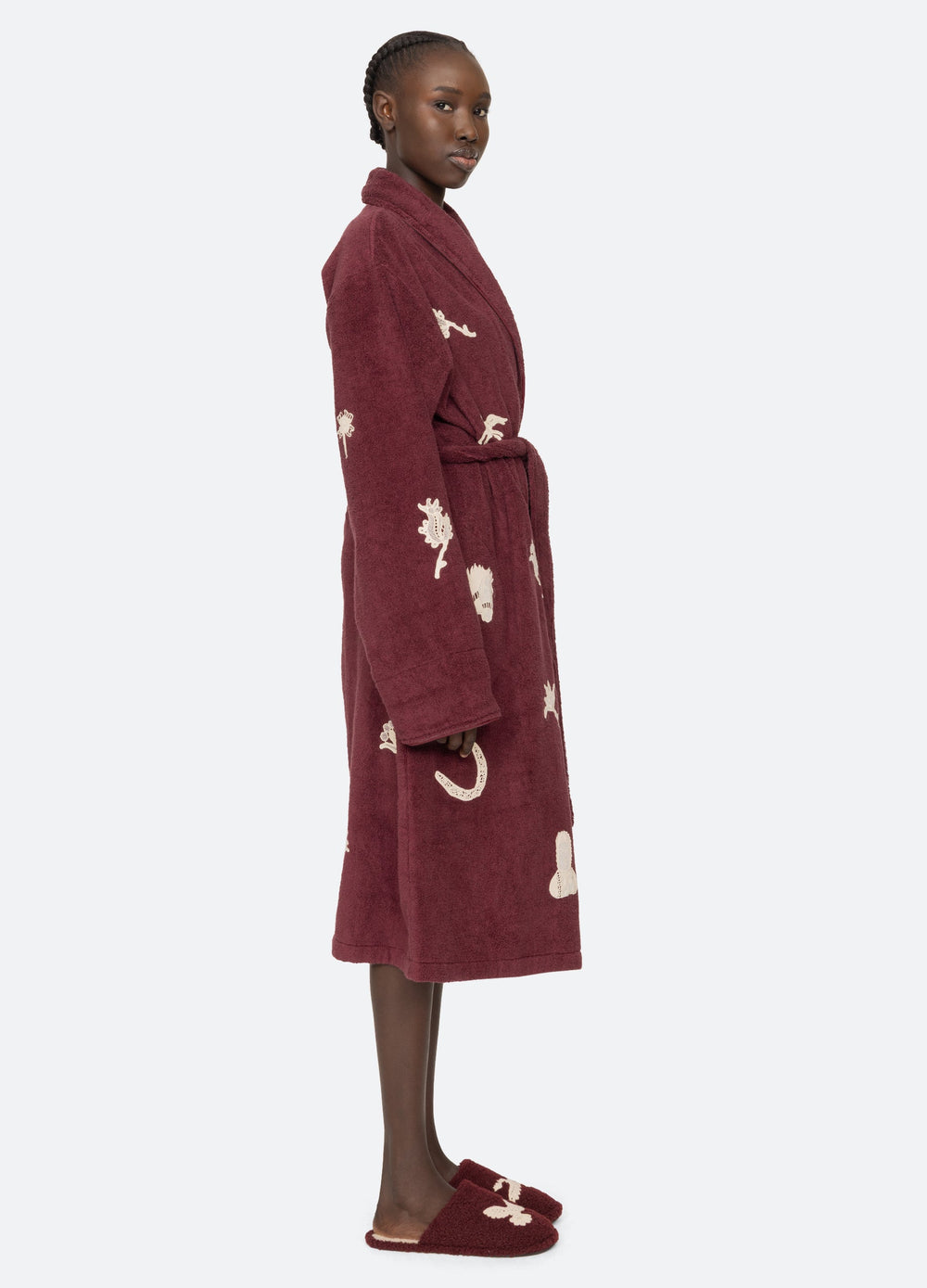 Sea New York Mika Robe - Burgundy
