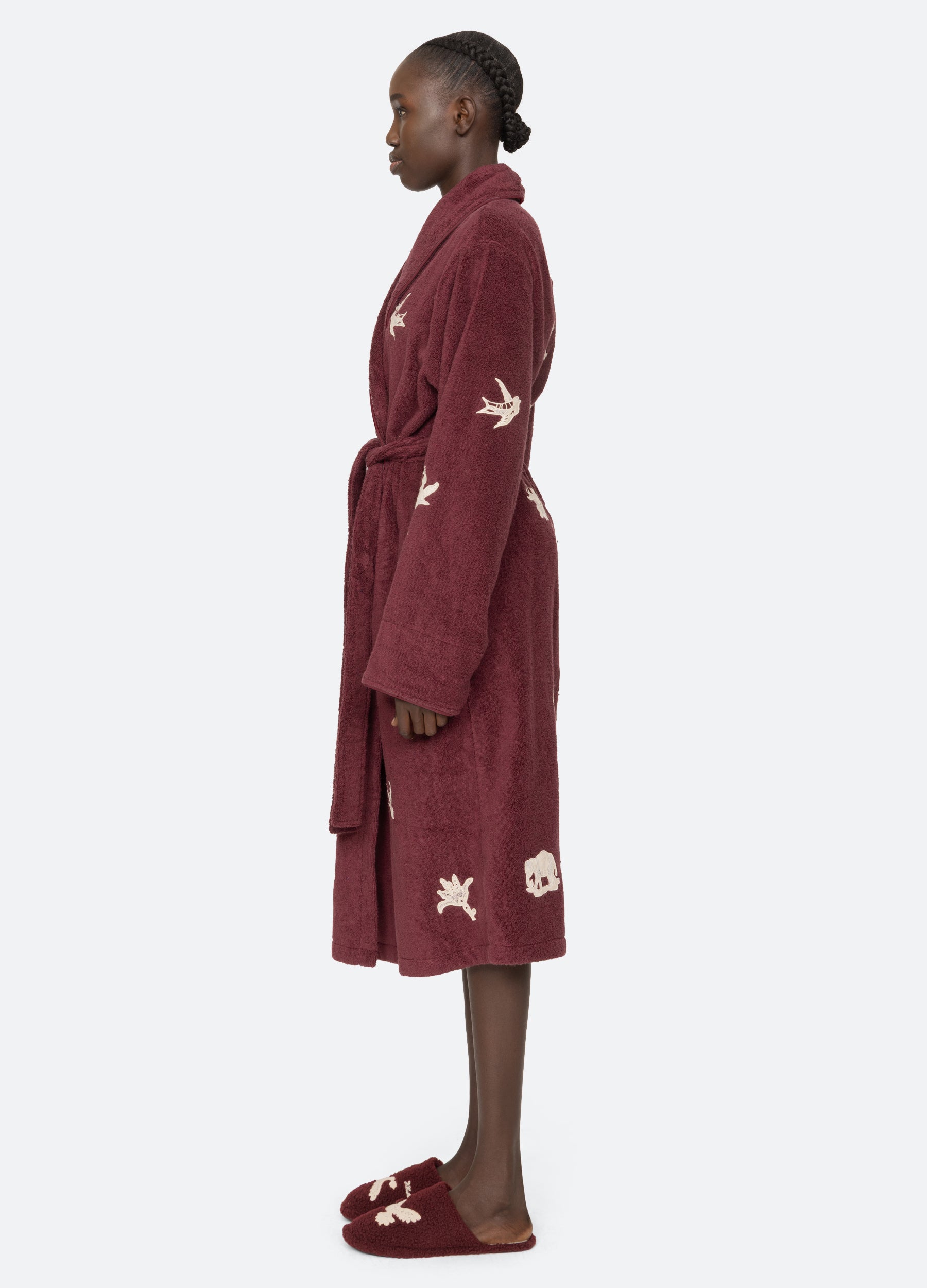 Sea New York Mika Robe - Burgundy