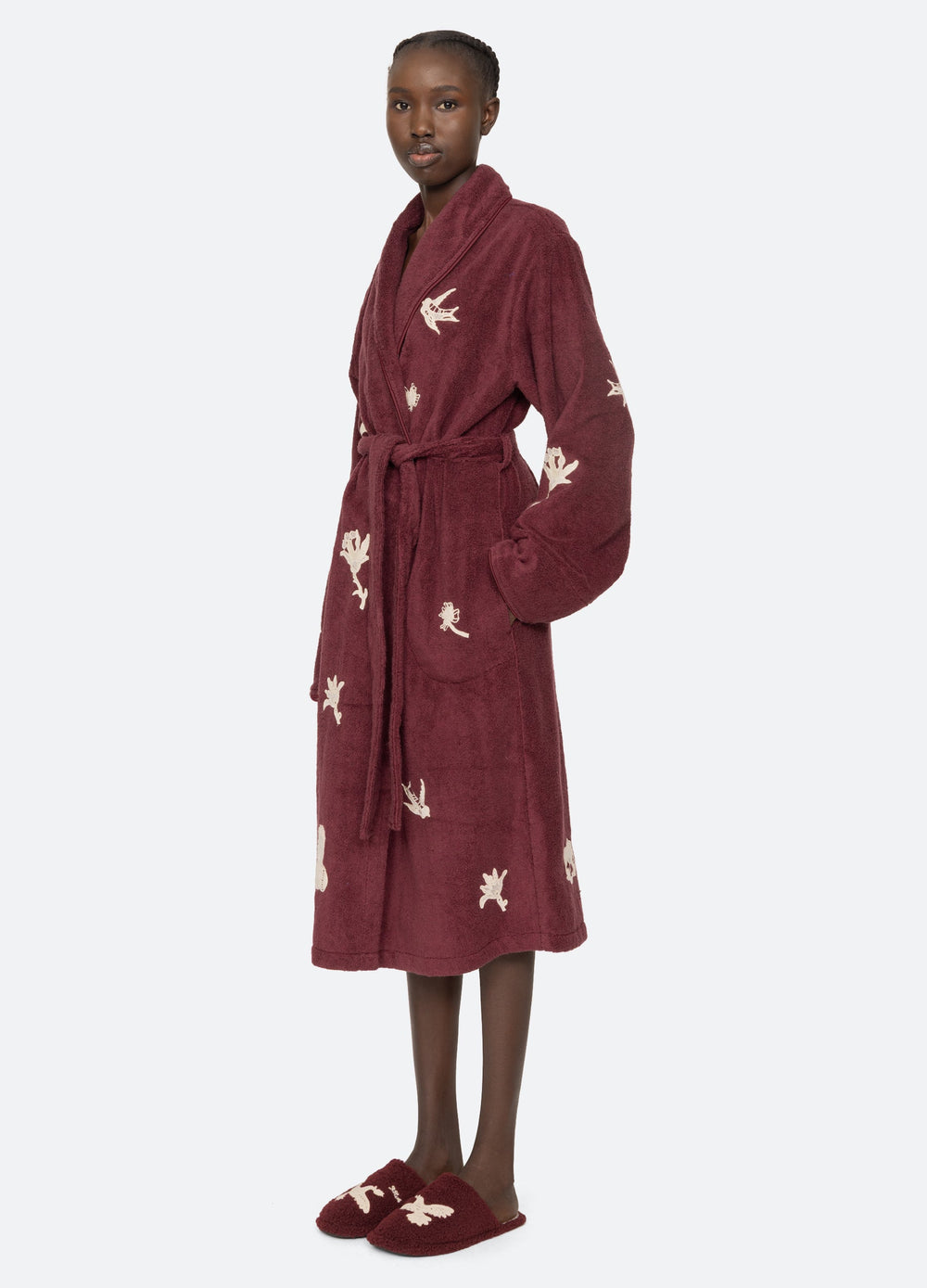 Sea New York Mika Robe - Burgundy