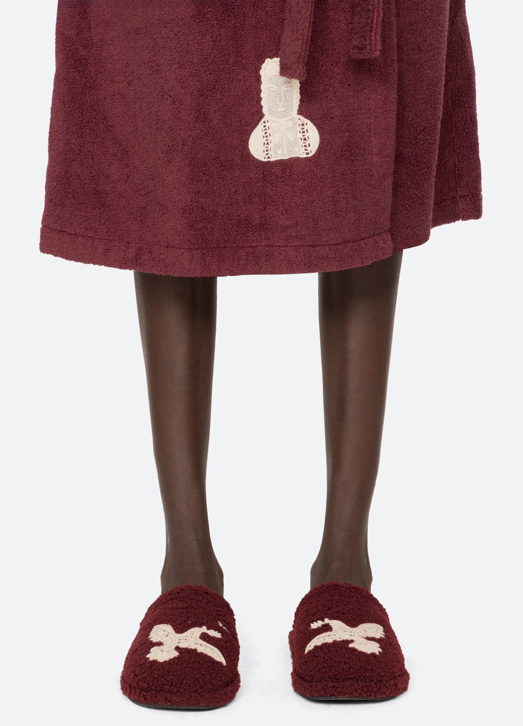 Sea New York Mika Slippers - Burgundy