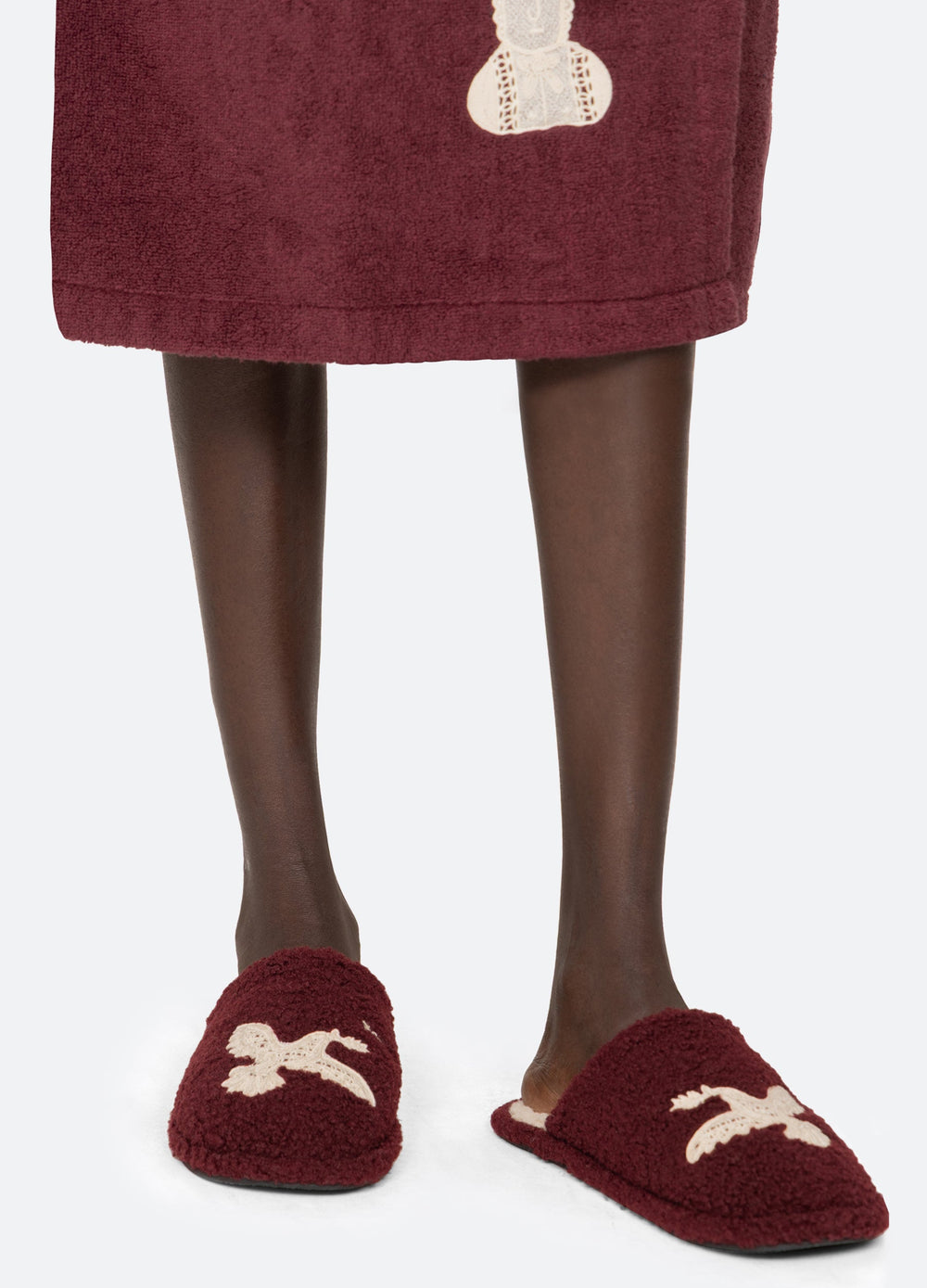 Sea New York Mika Slippers - Burgundy