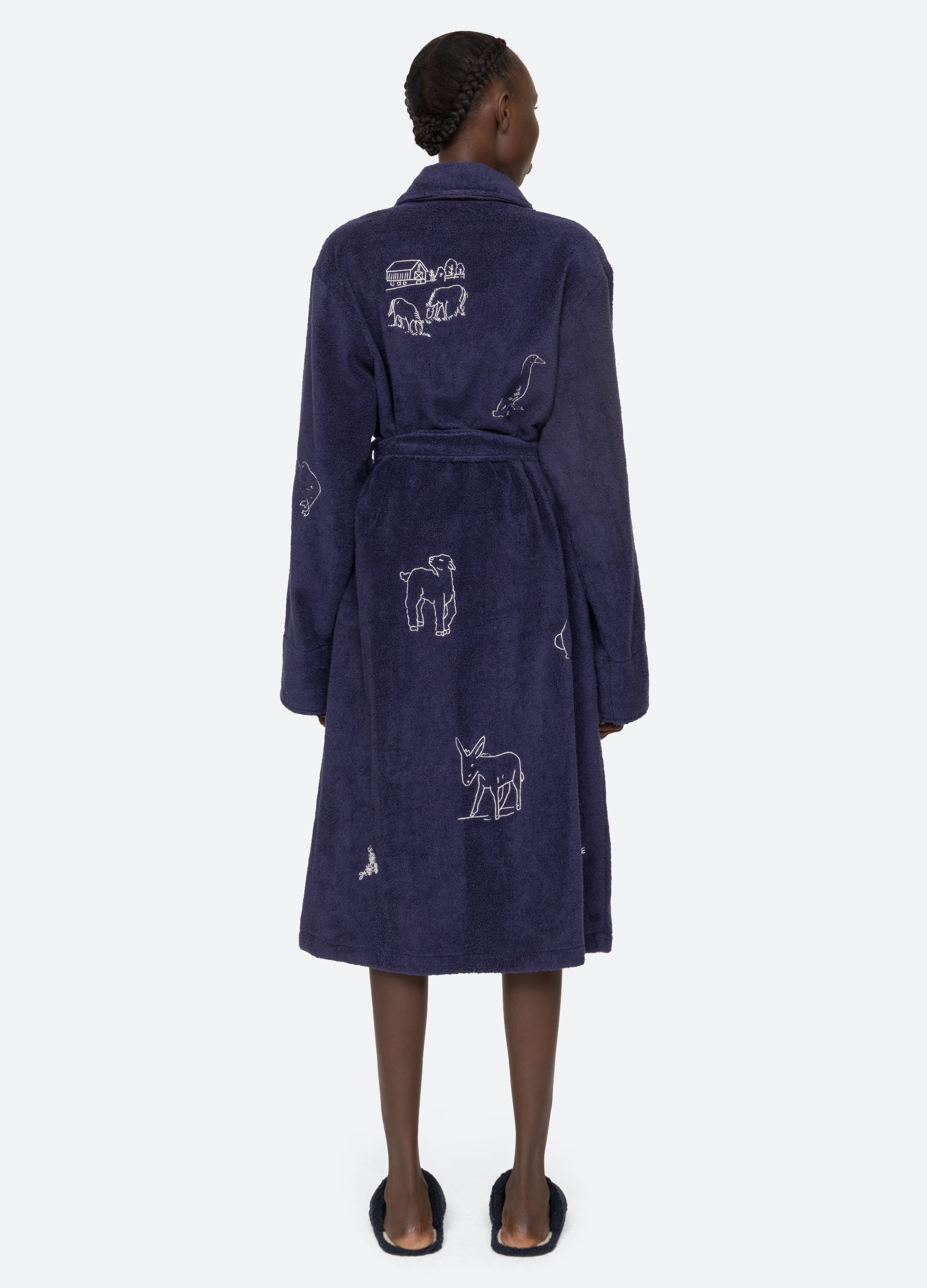 Sea New York Demi Robe - Navy