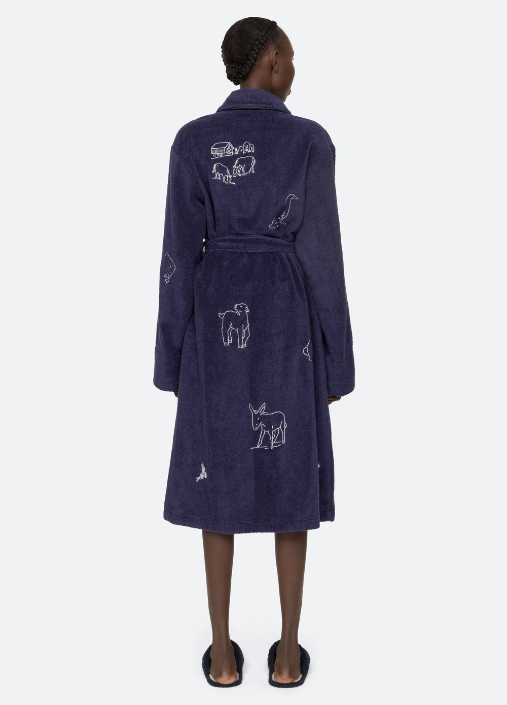 Sea New York Demi Robe - Navy