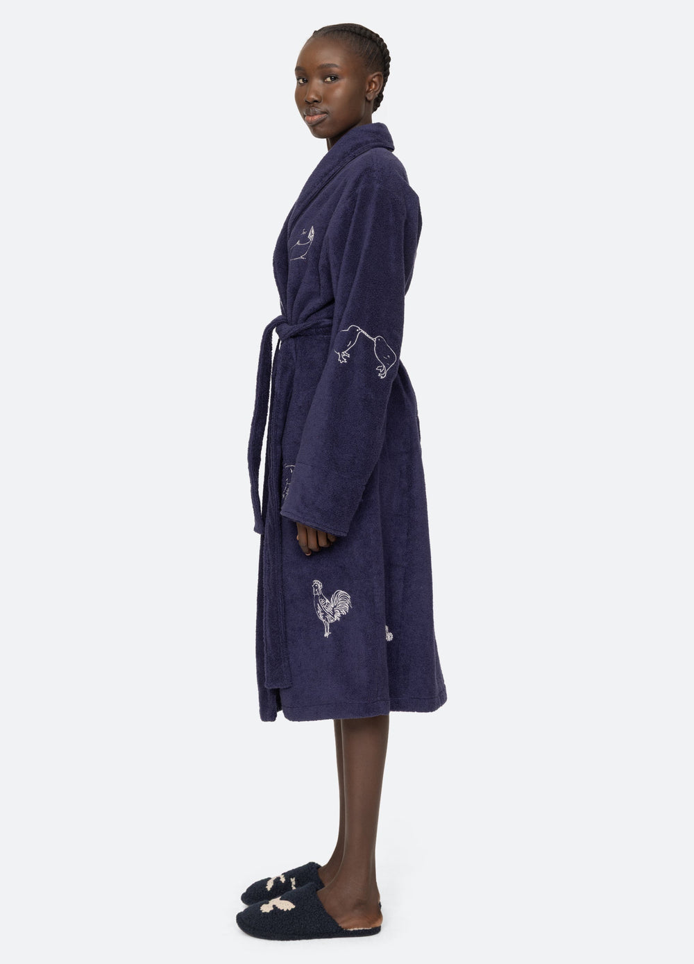 Sea New York Demi Robe - Navy