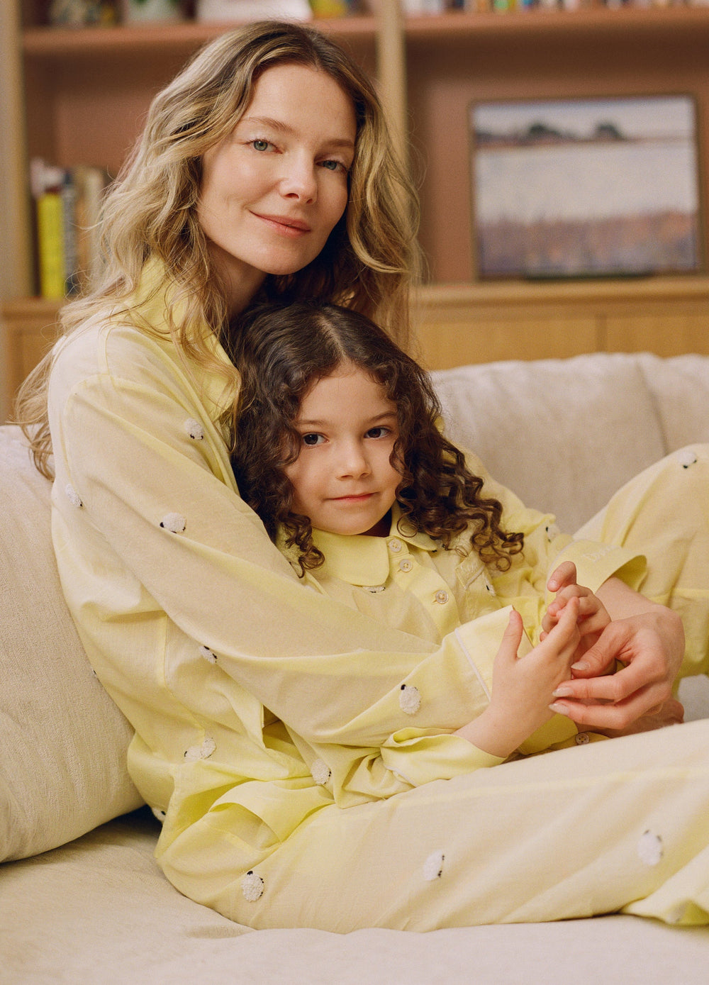 Sea New York Sheep Kids PJ Set - Yellow