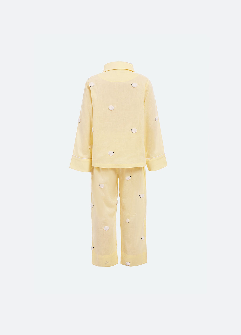 Sea New York Sheep Kids PJ Set - Yellow