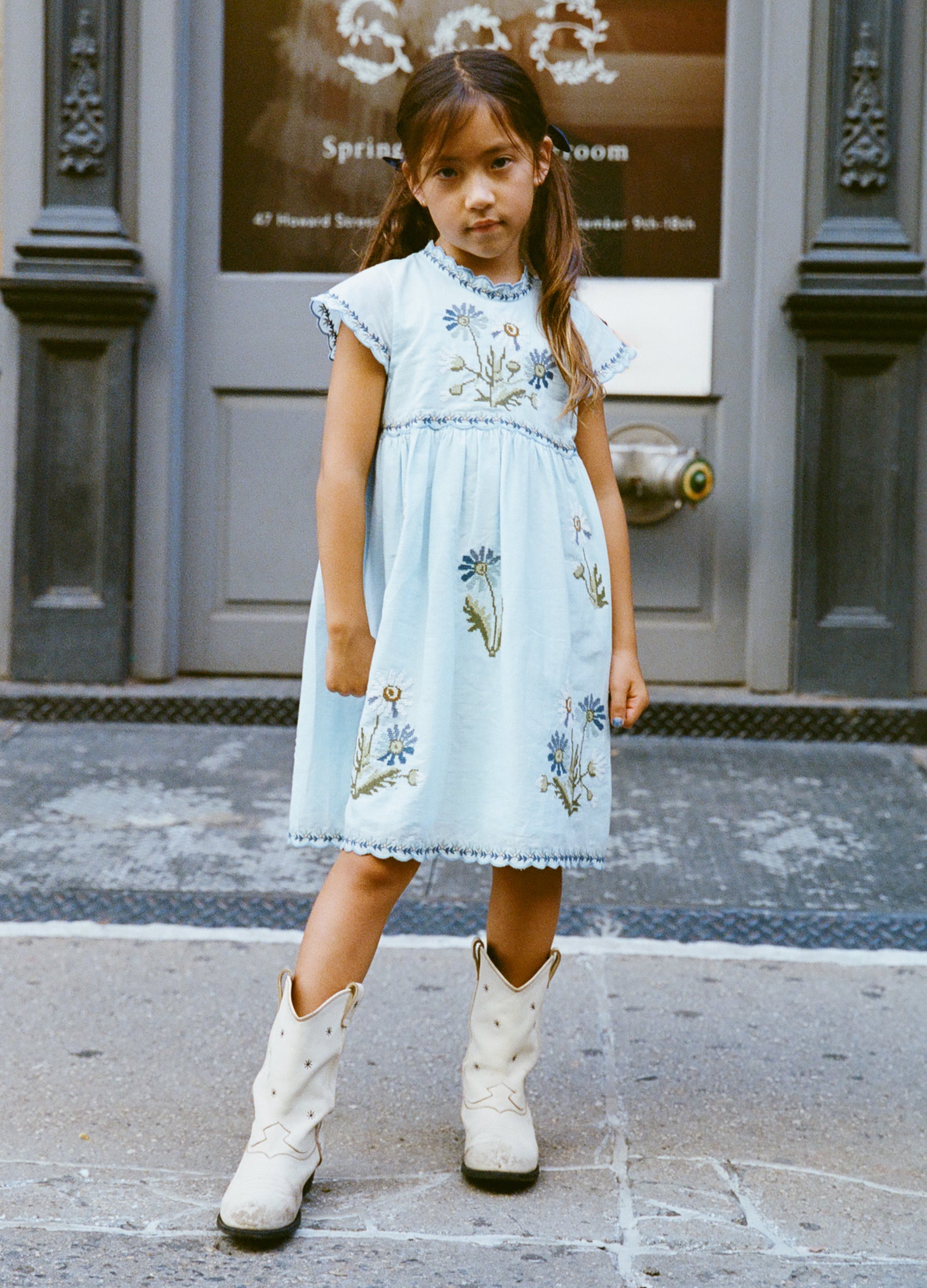 Sea New York Ayda Kids Dress - Blue