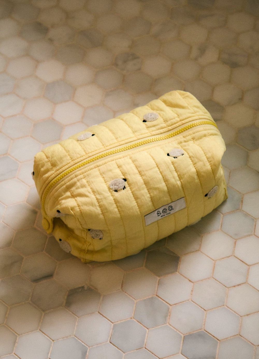 Sea New York Sheep Cosmetic Bag - Yellow