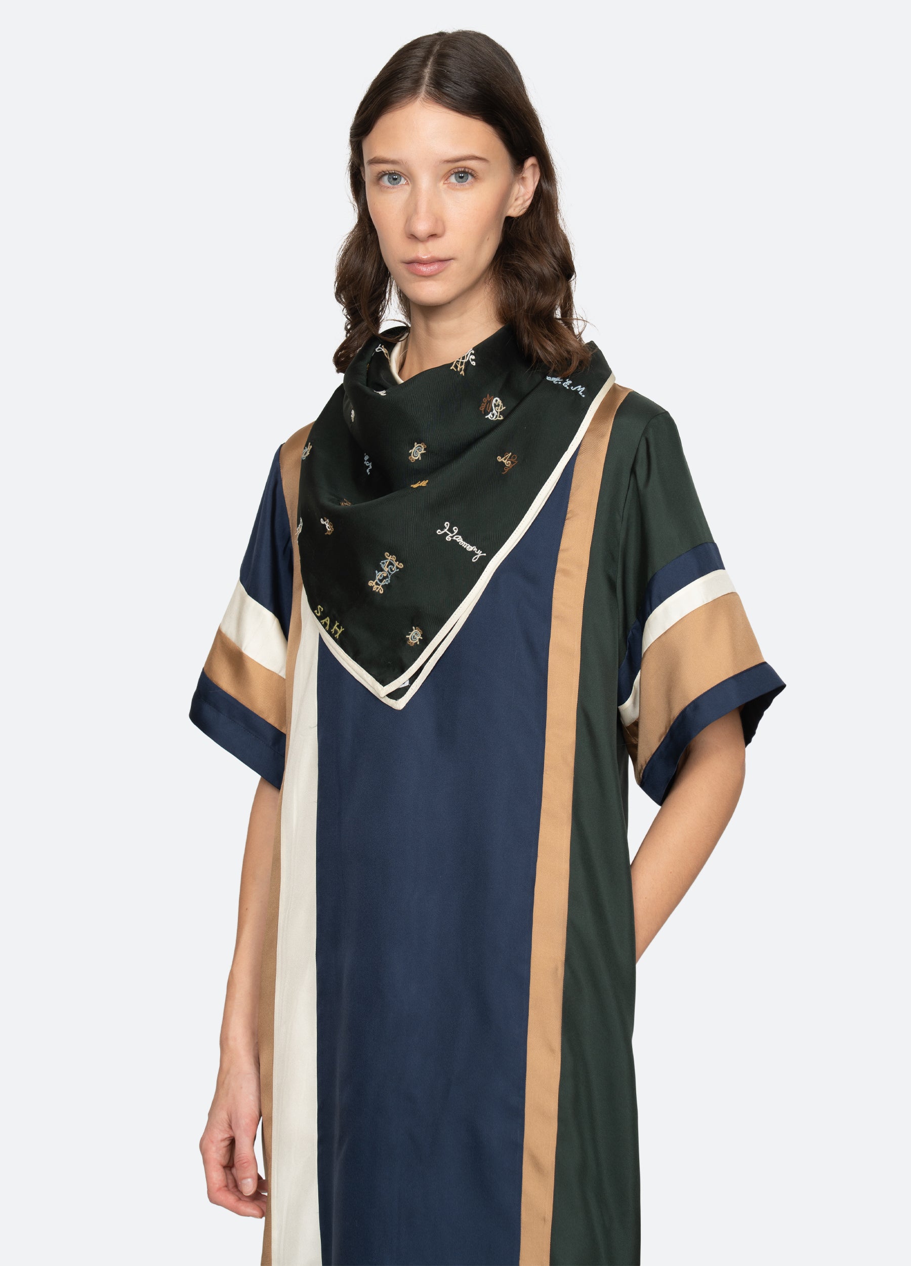 Sea New York Juliet Scarf - Navy