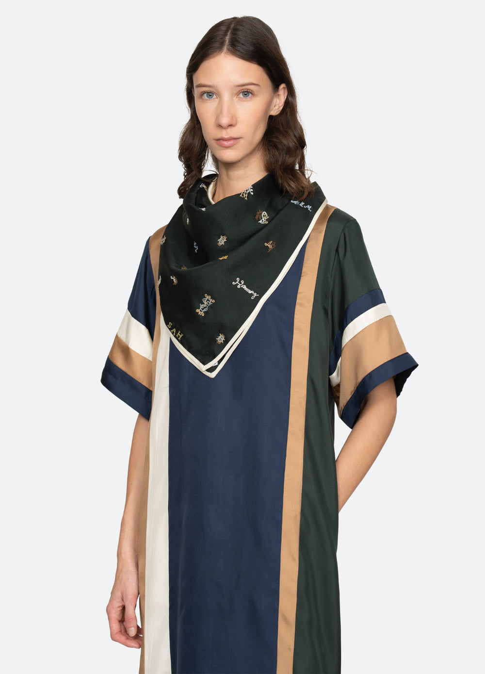 Sea New York Juliet Scarf - Navy