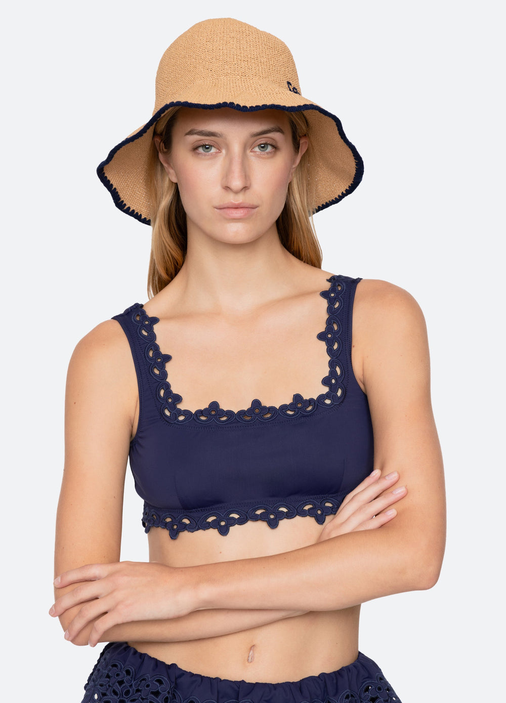 Sea New York Straw Hat - Tan