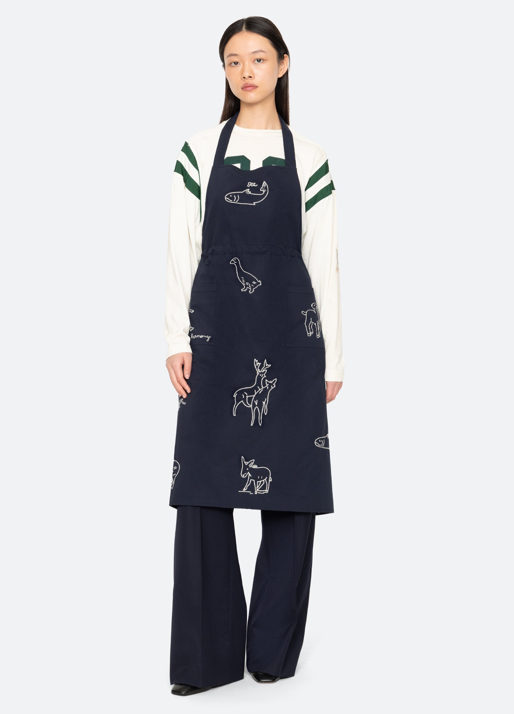 Sea New York Demi Apron - Navy