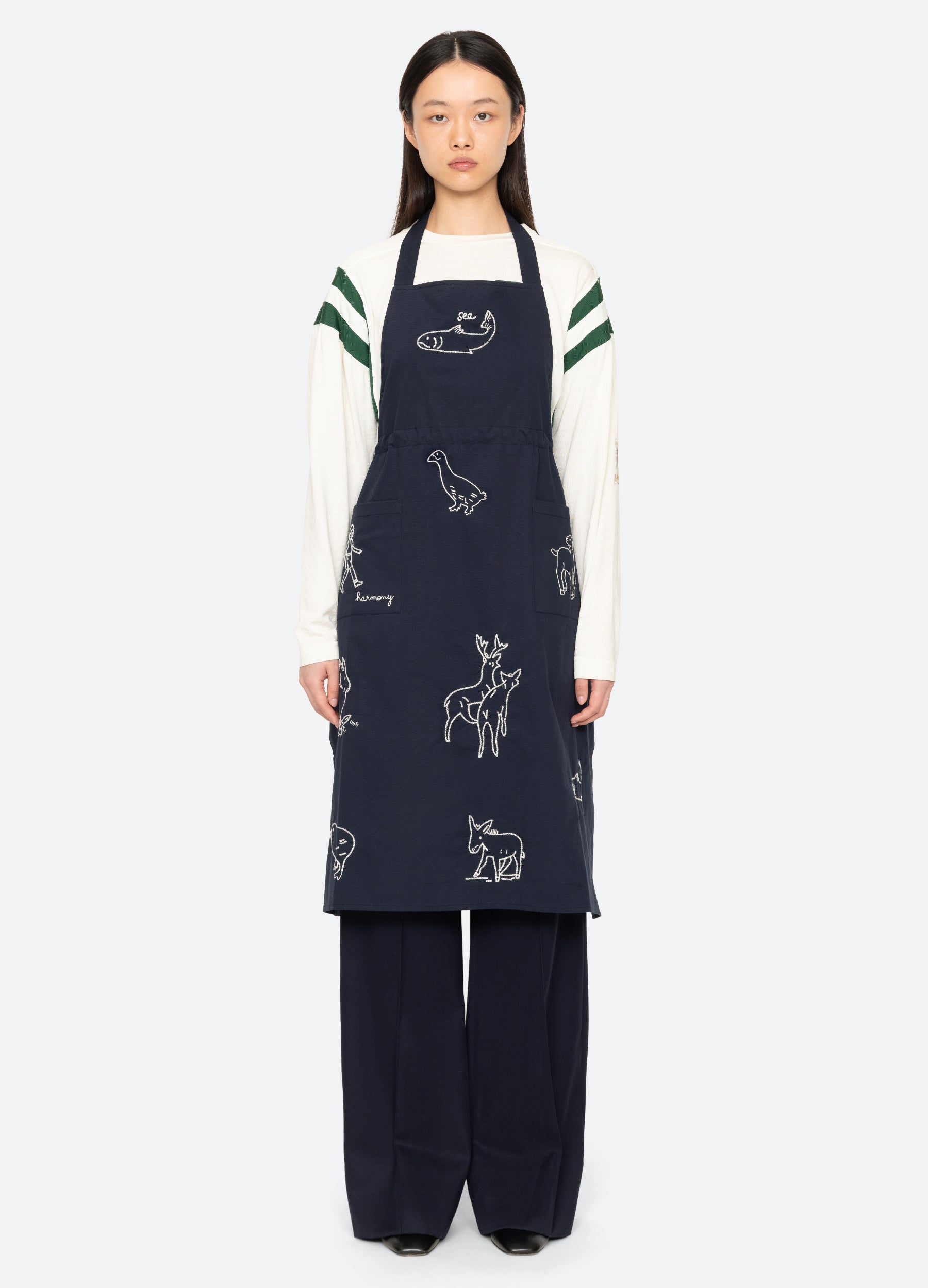 Sea New York Demi Apron - Navy