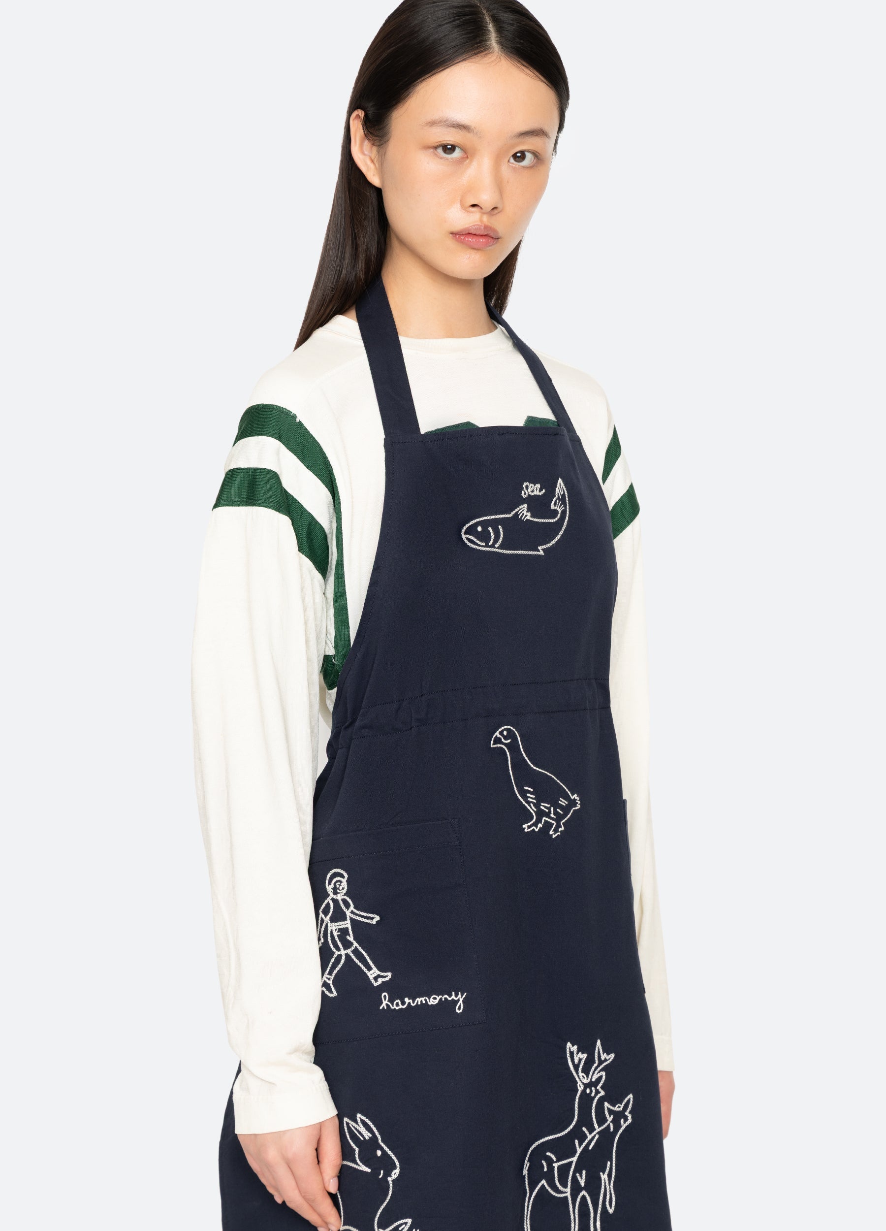 Sea New York Demi Apron - Navy