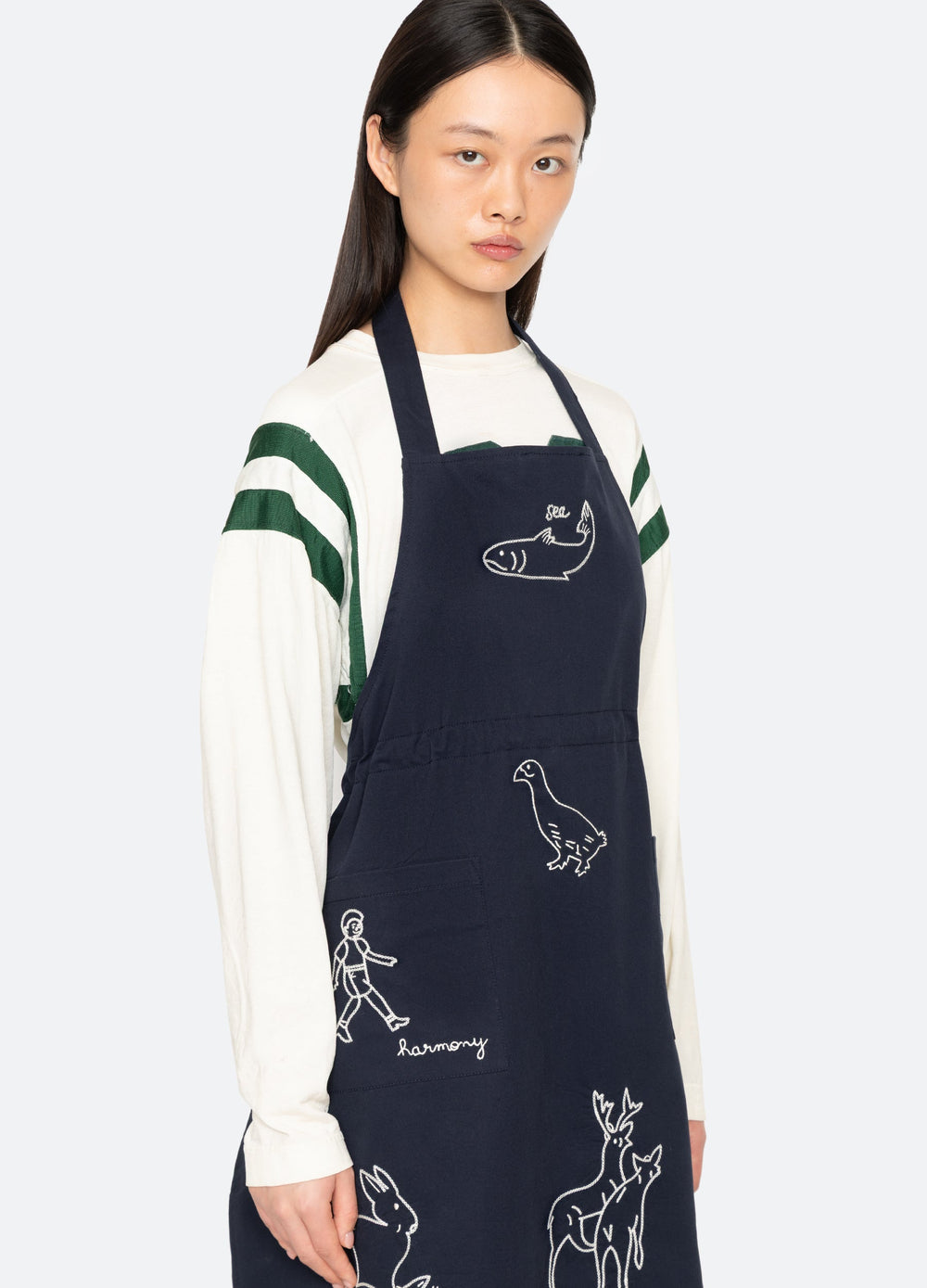 Sea New York Demi Apron - Navy