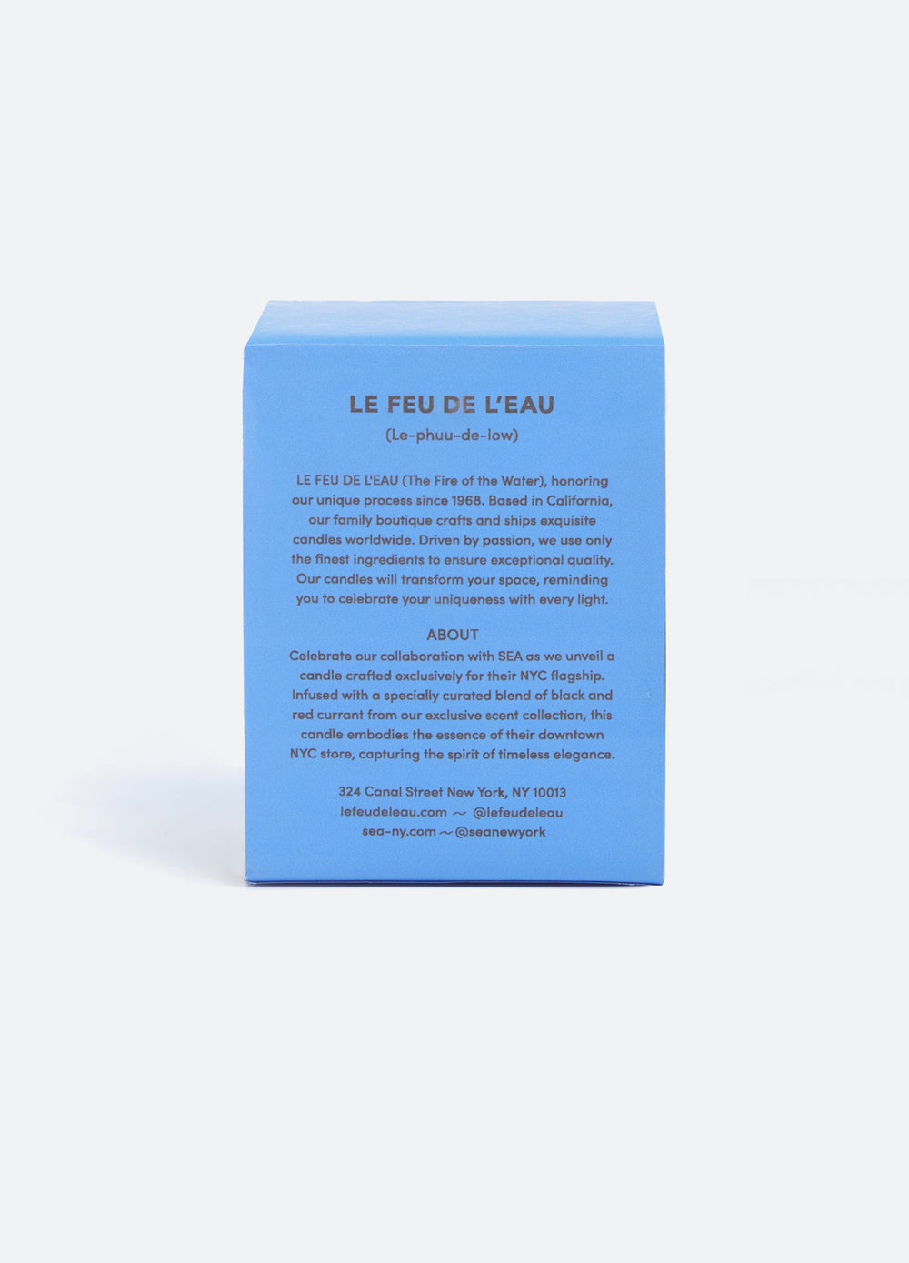 Sea New York Sea Candle - White