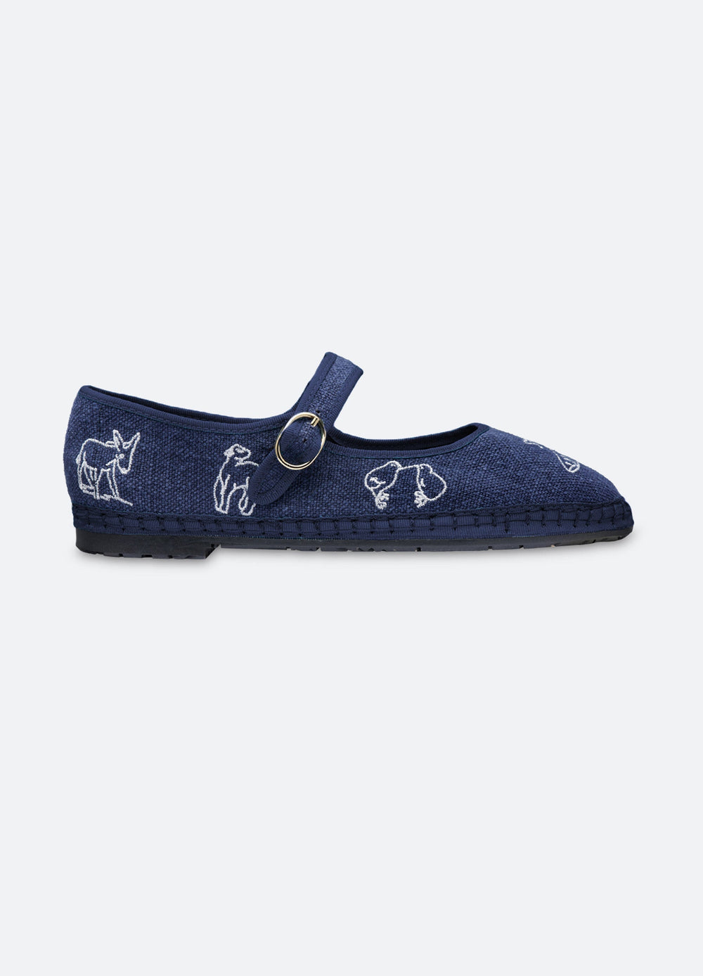 Sea New York Demi Mary Jane Flats - Navy