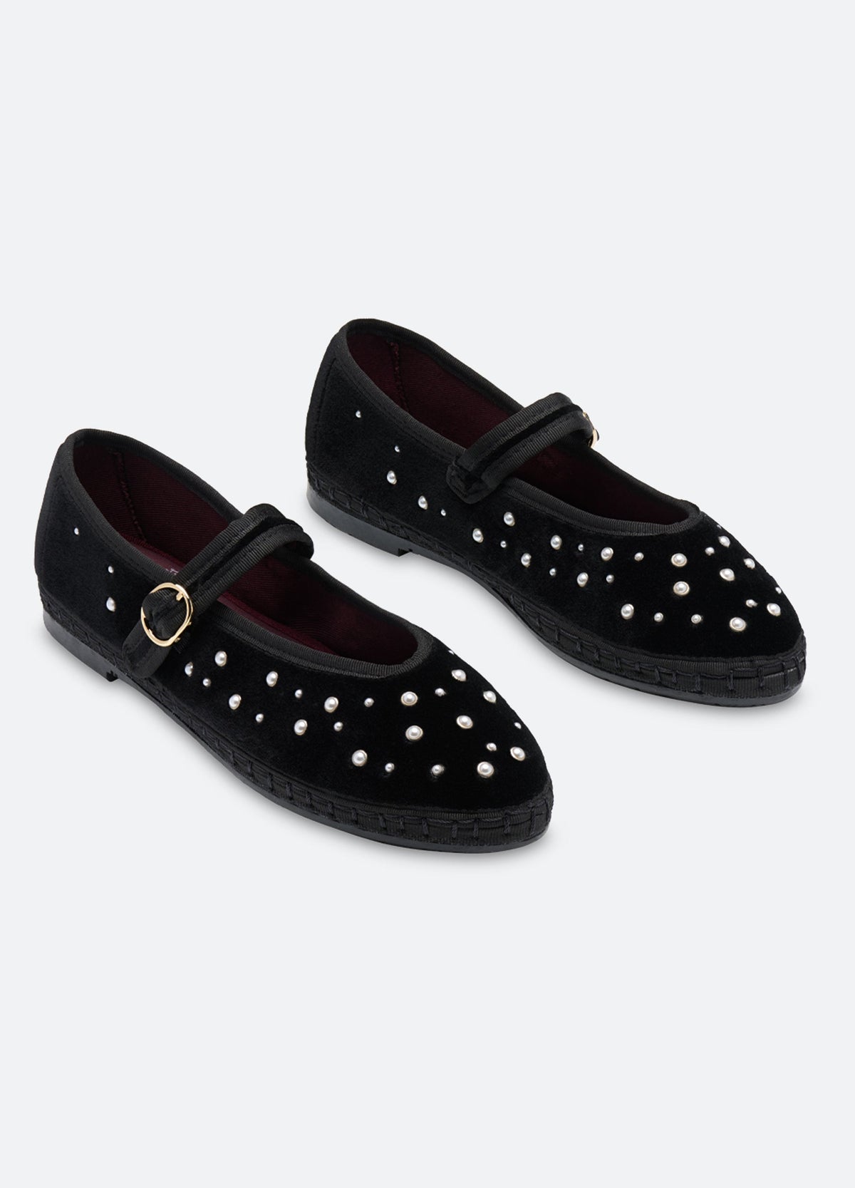 Sea New York Pearl Mary Jane Flats - Black
