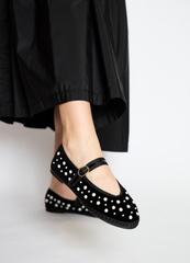 Sea New York Pearl Mary Jane Flats - Black