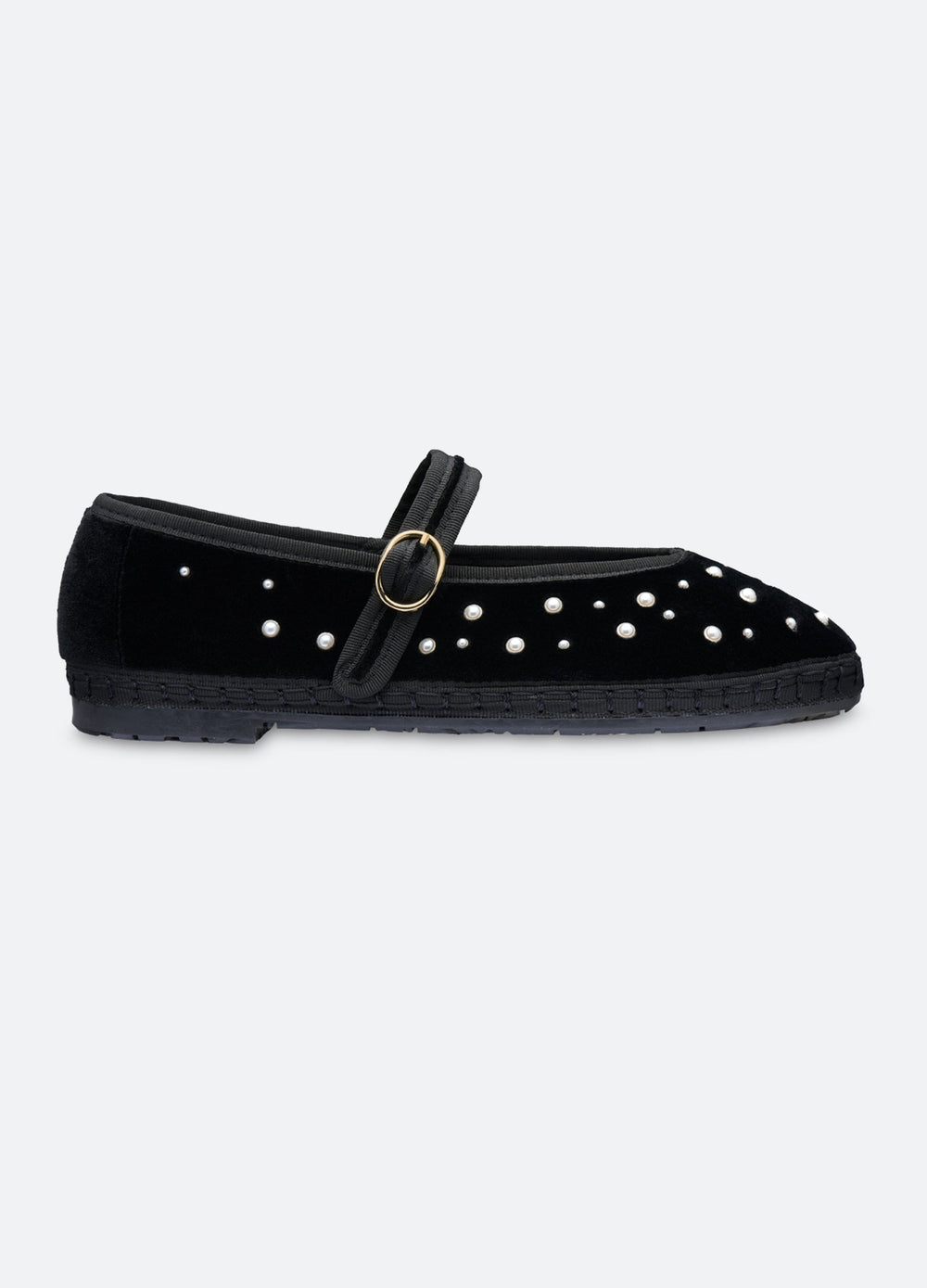 Sea New York Pearl Mary Jane Flats - Black