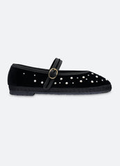 Sea New York Pearl Mary Jane Flats - Black