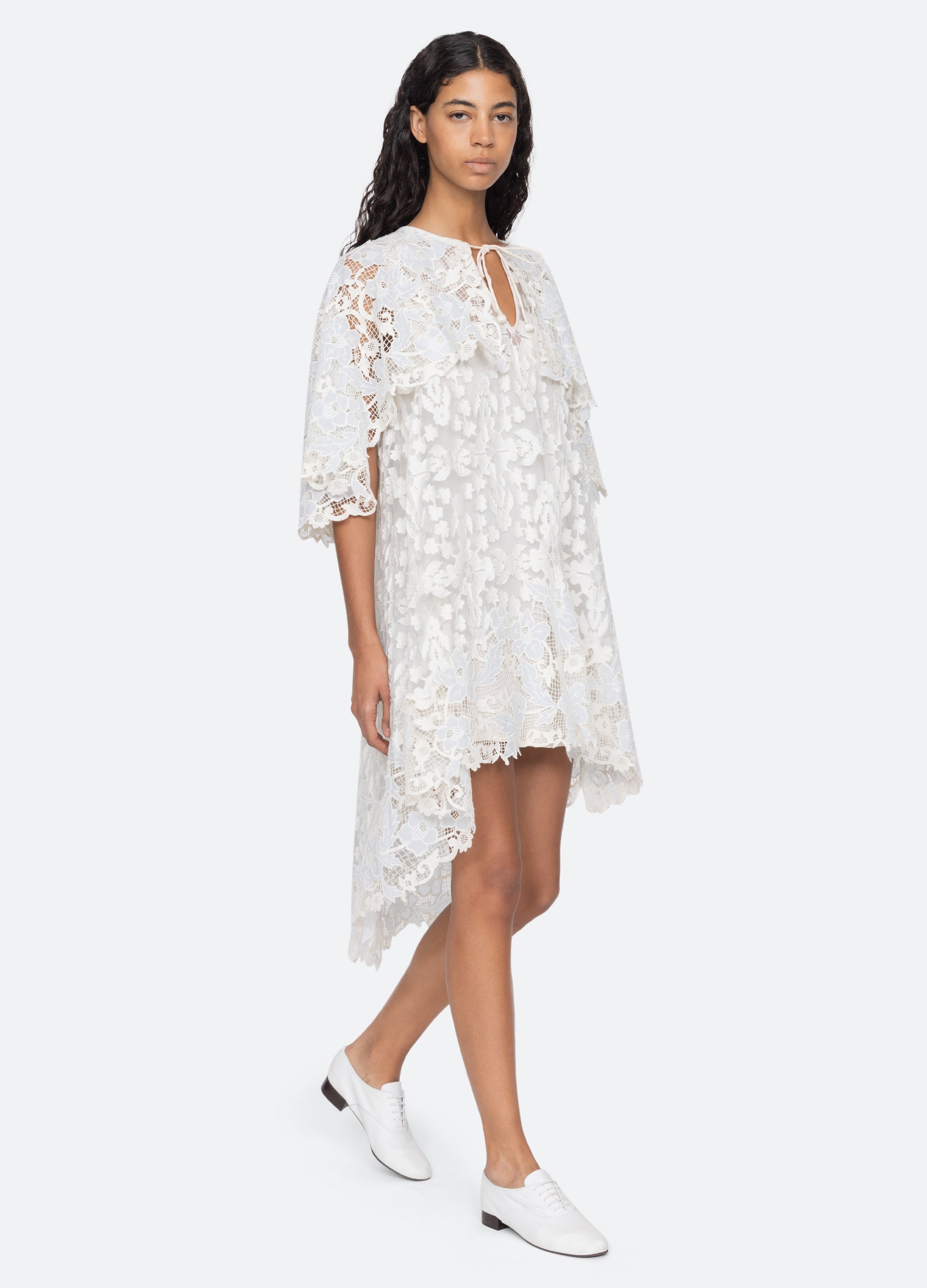 Sea New York Eileen Cape Dress - Blue