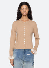 Sea New York Diane Cardigan - Camel
