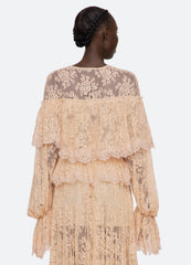 Sea New York Sharleen L/S Top - Khaki