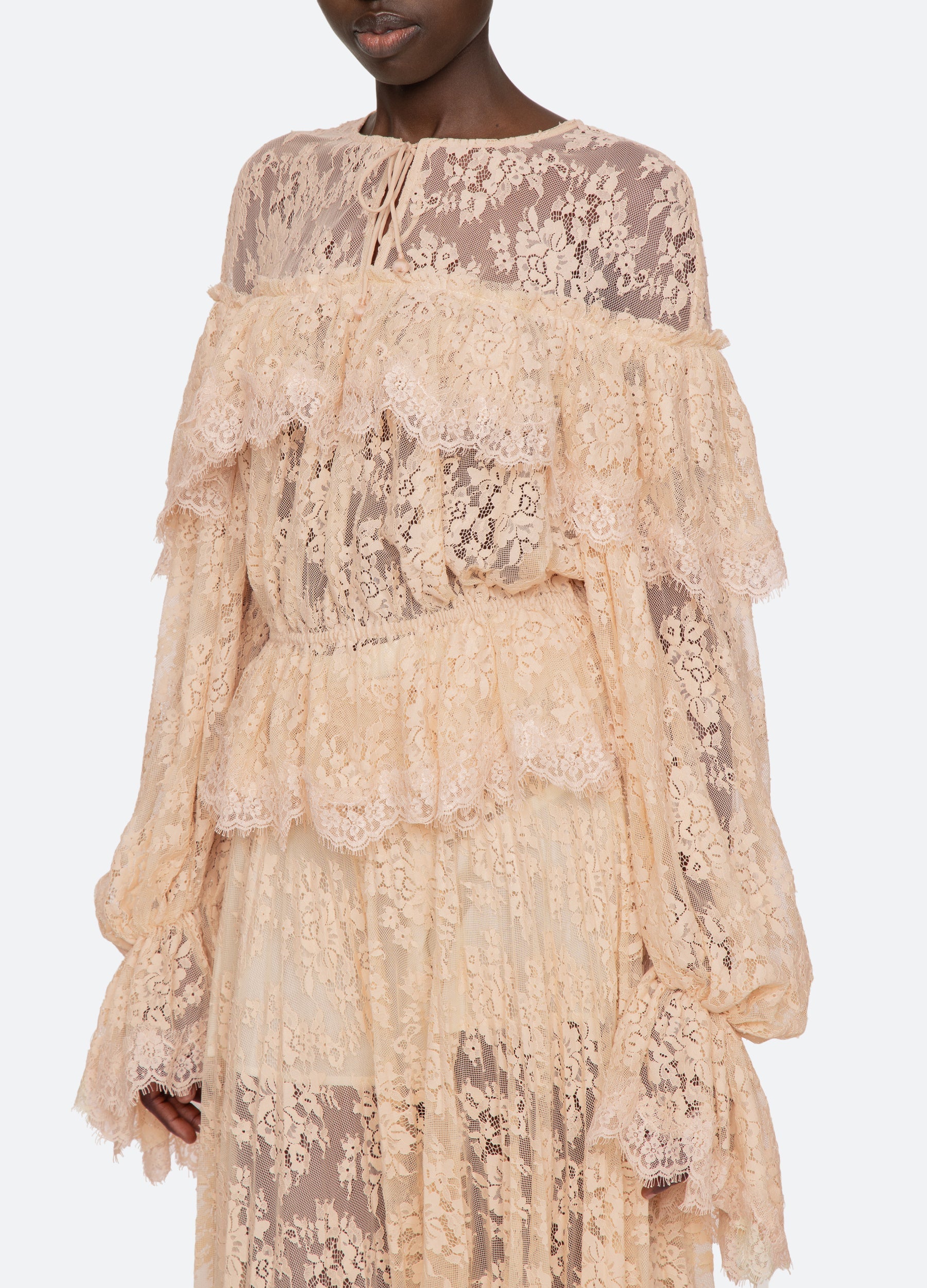 Sea New York Sharleen L/S Top - Khaki