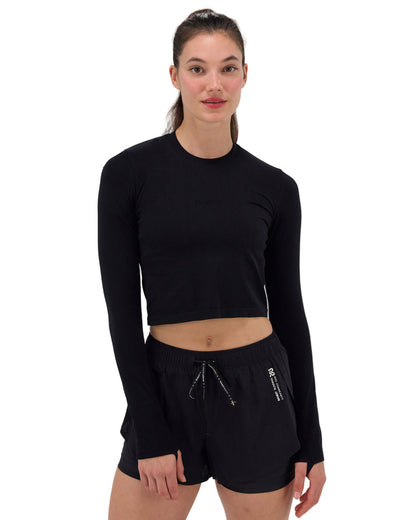 Marathon Sports Bandit Running Women's Mercury Seamless Long Sleeve Crop I Marathon Sports